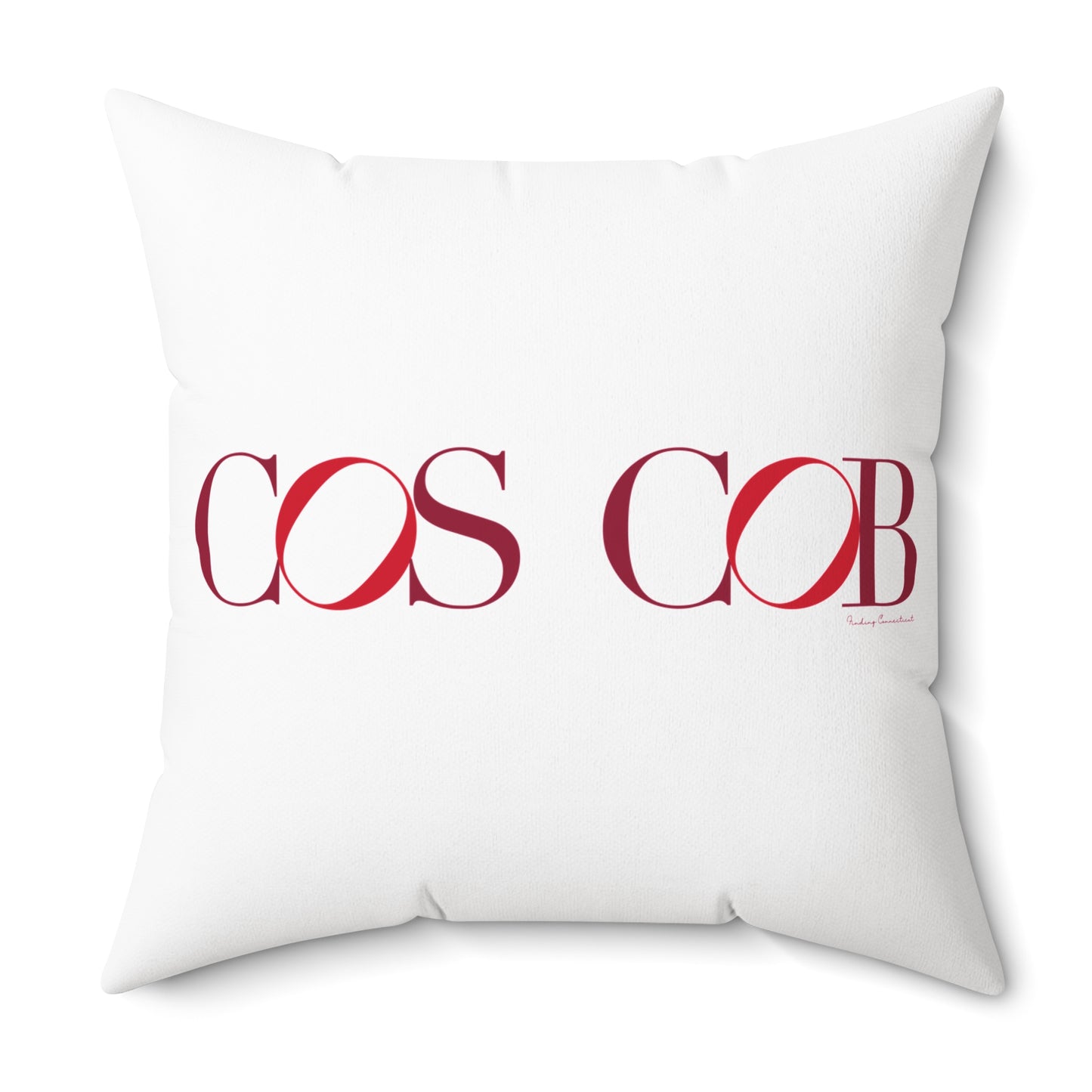 41 Tilt Cos Cob Spun Polyester Square Pillow