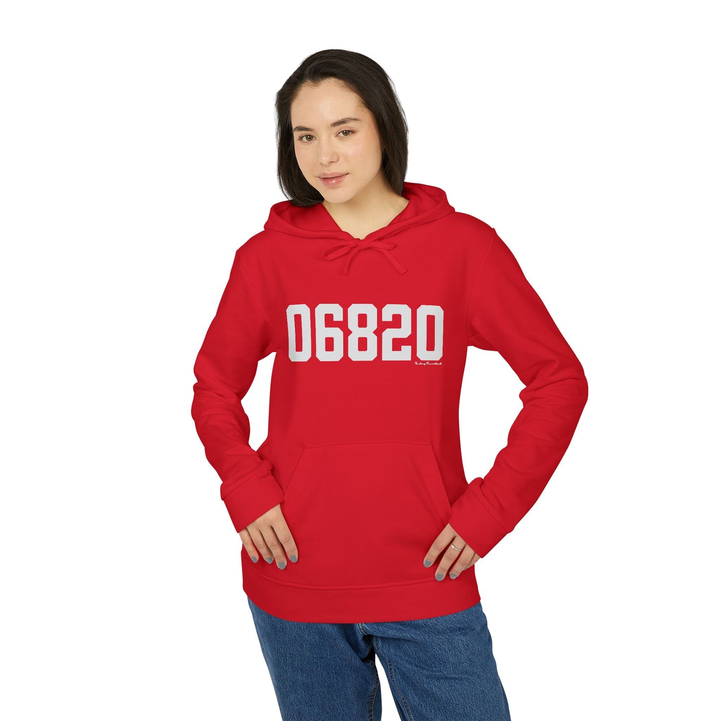 06820 - Darien CT Zip Code adidas Unisex Fleece Hoodie