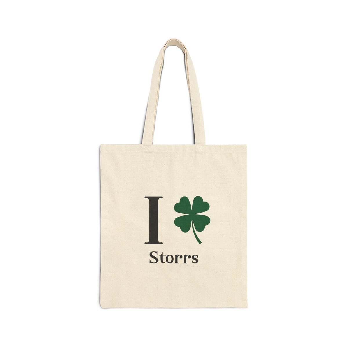 I Clover Storrs Cotton Canvas Tote Bag