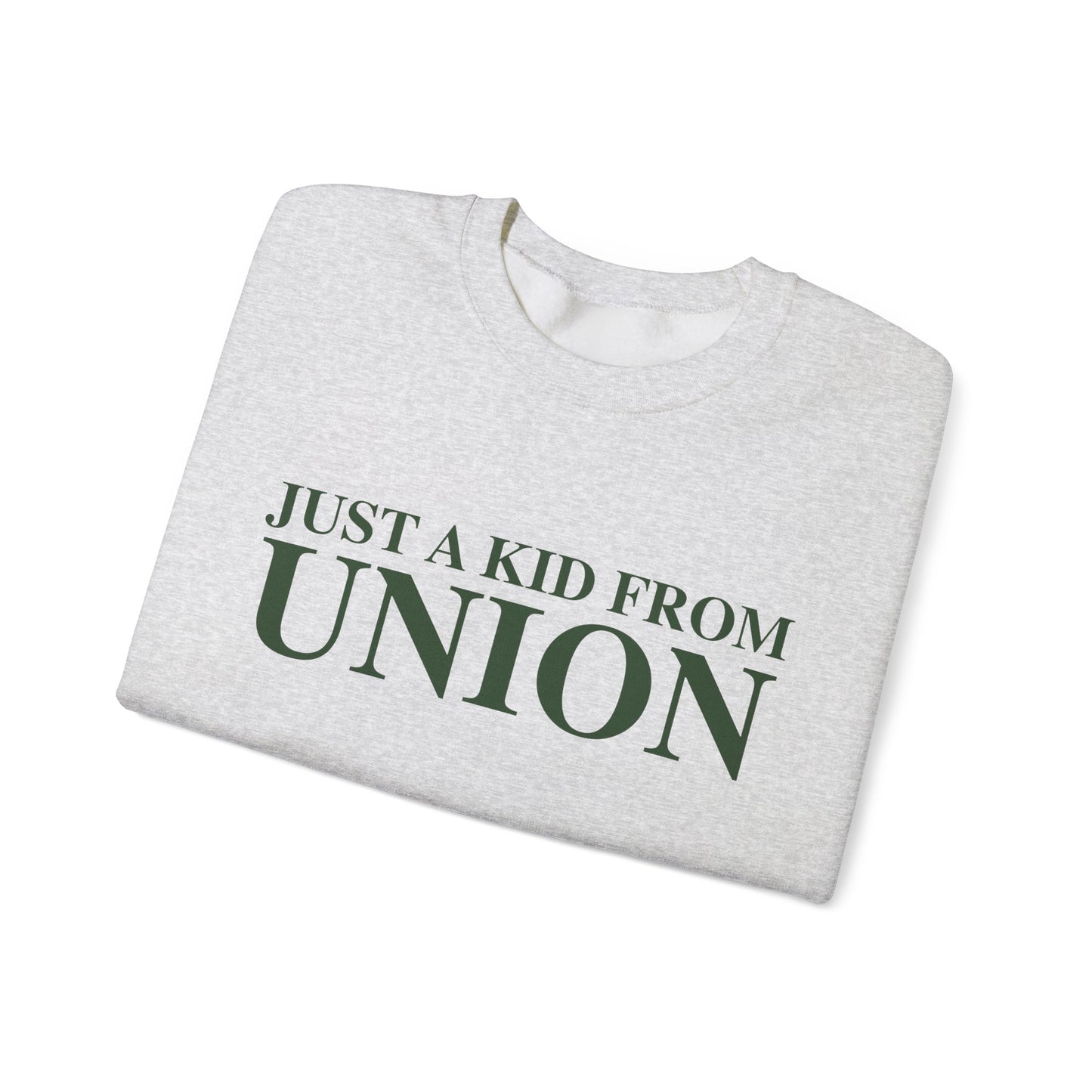 Just a kid from Union Unisex Heavy Blend™ Crewneck Sweatshirt