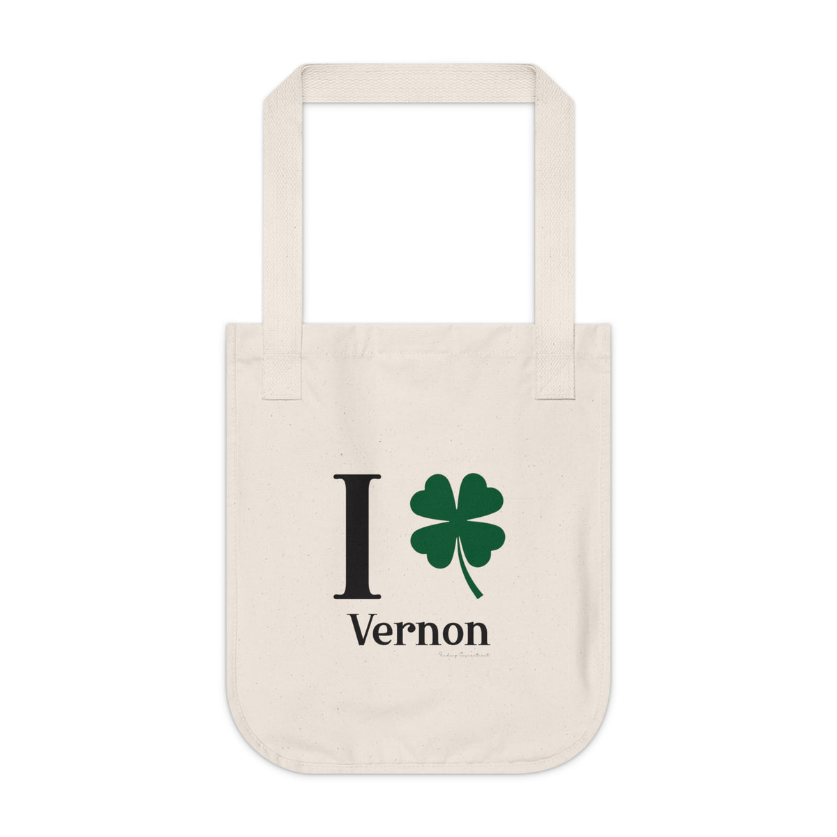 I Clover Vernon Organic Canvas Tote Bag