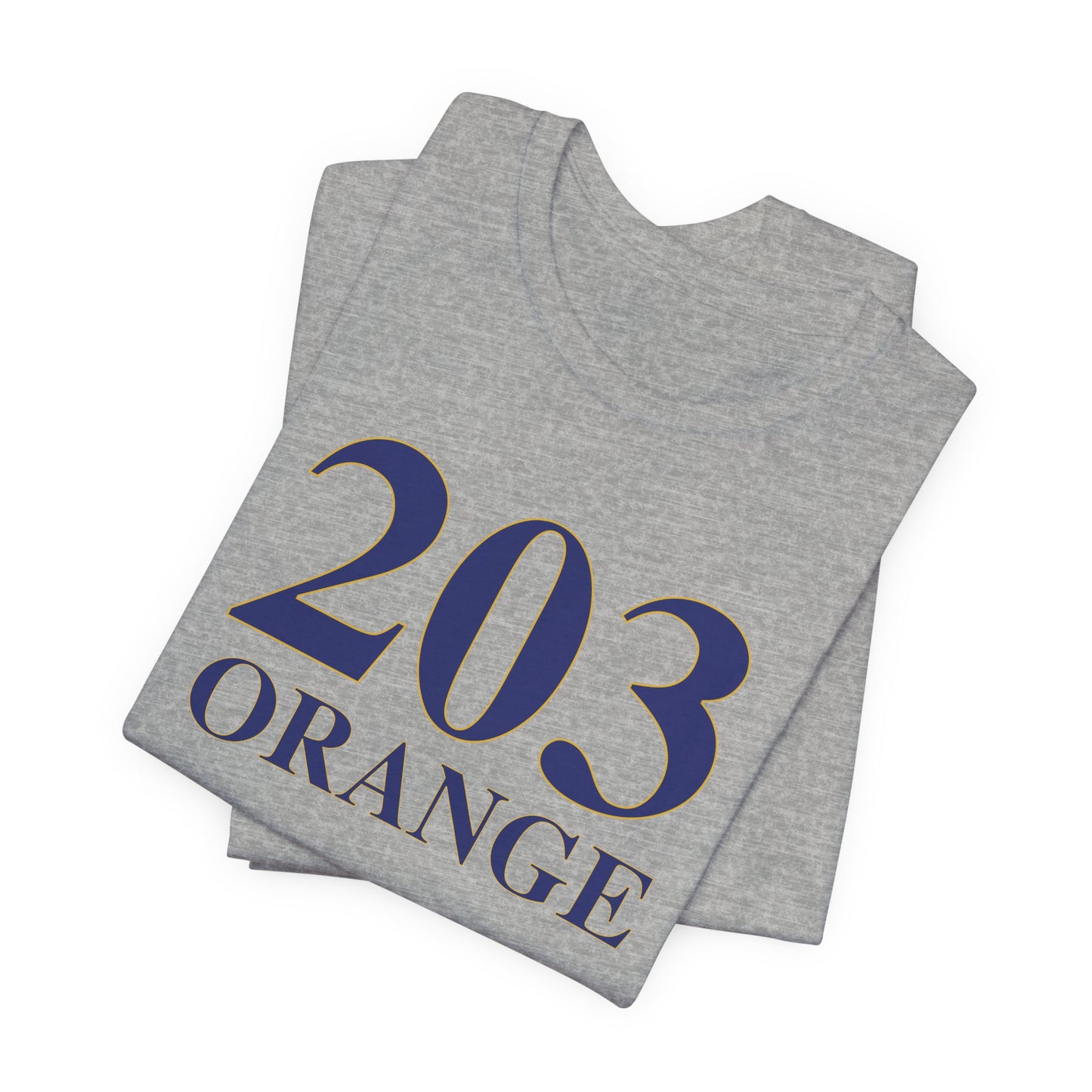 203 Orange Unisex Jersey Short Sleeve T-Shirt