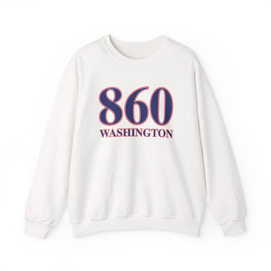 860 Washington Red White & Blue Unisex Heavy Blend™ Crewneck Sweatshirt