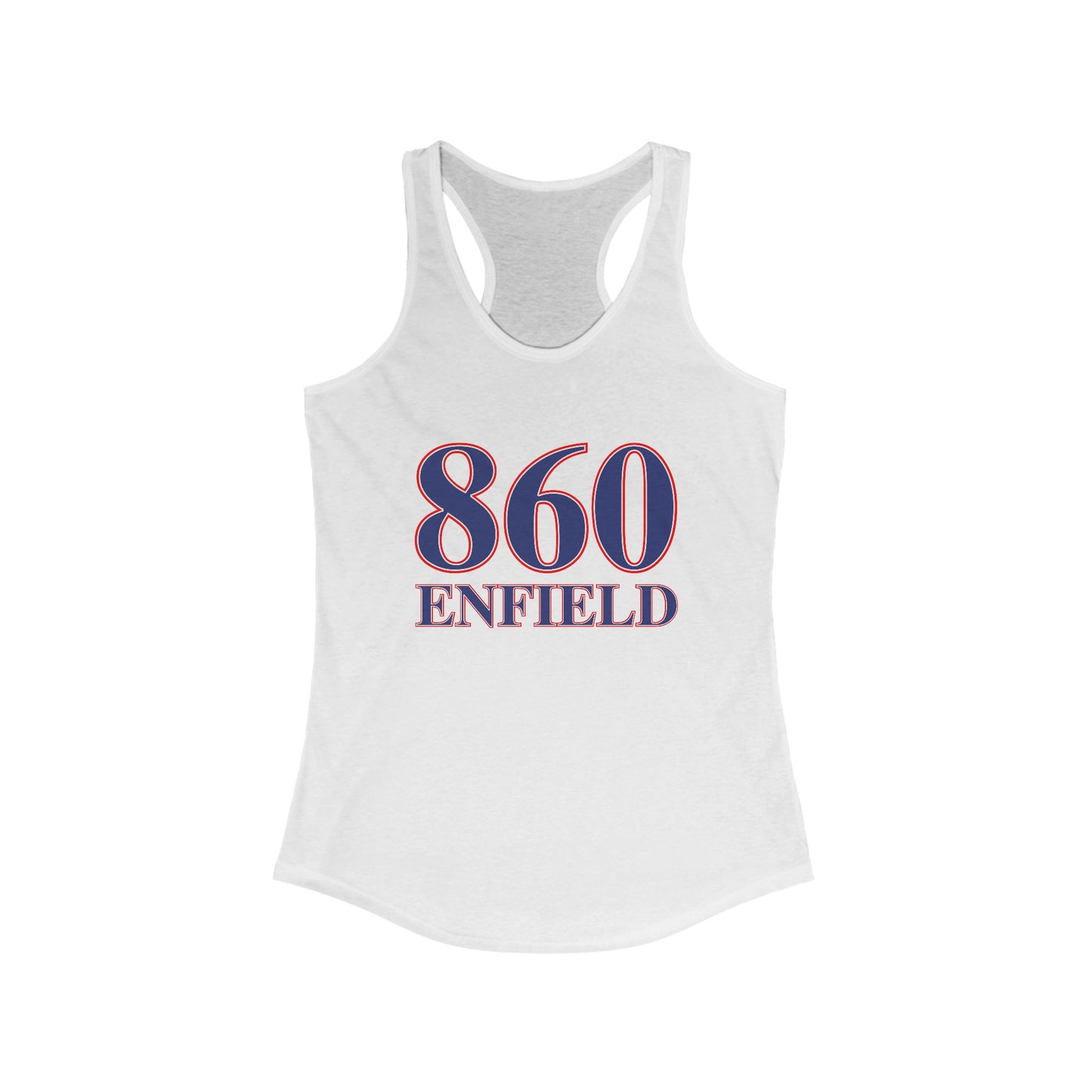 860 Enfield Red White & Blue Women's Ideal Racerback Tank Top