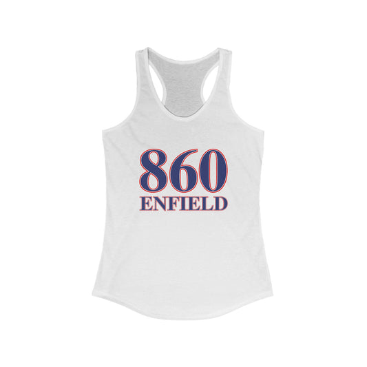 860 Enfield Red White & Blue Women's Ideal Racerback Tank Top