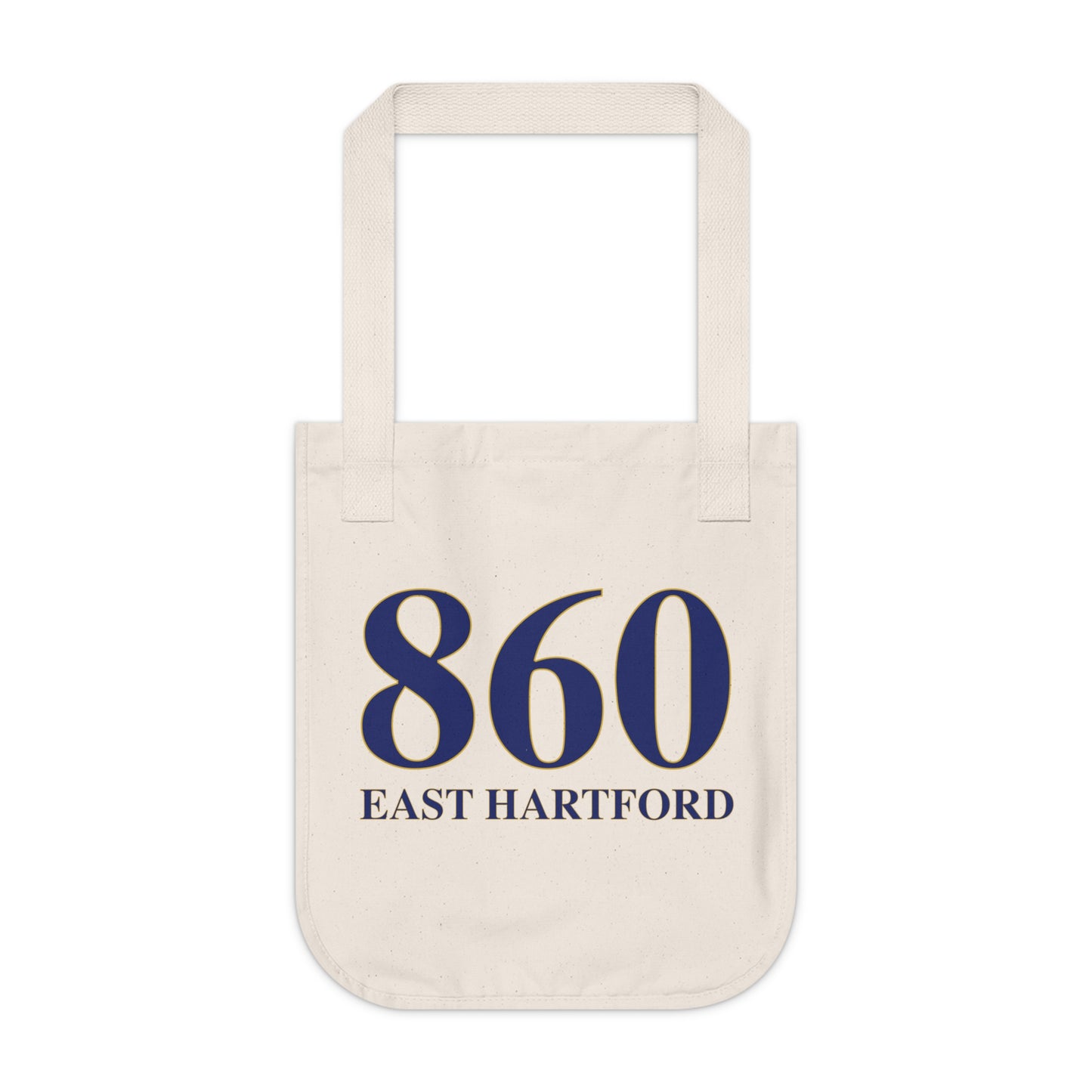 860 East Hartford Organic Canvas Tote Bag