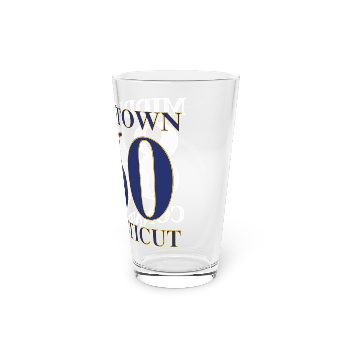 Middletown 860 Connecticut Pint Glass, 16oz