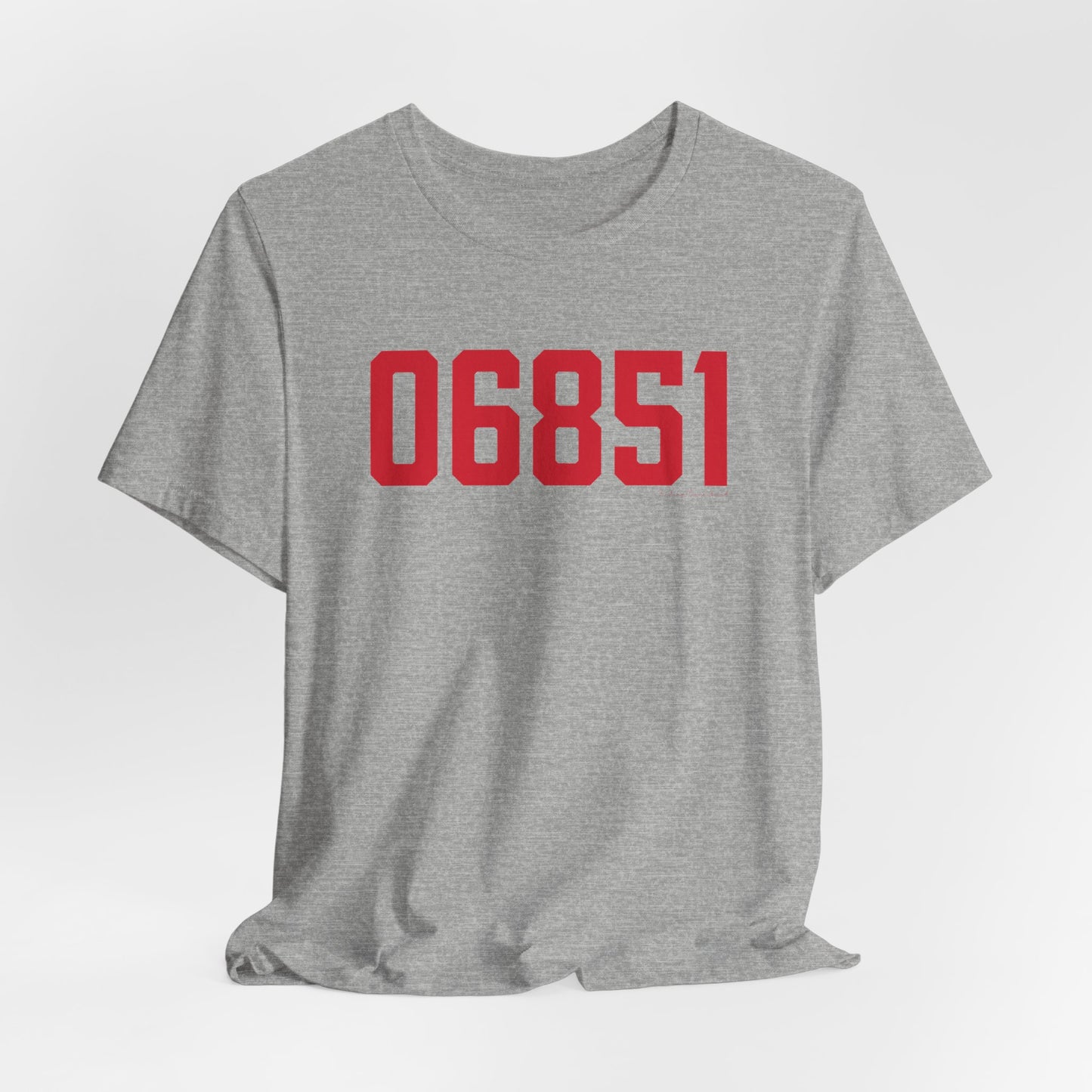 06851 Norwalk Connecticut Zip Code Unisex Jersey Short Sleeve T-Shirt