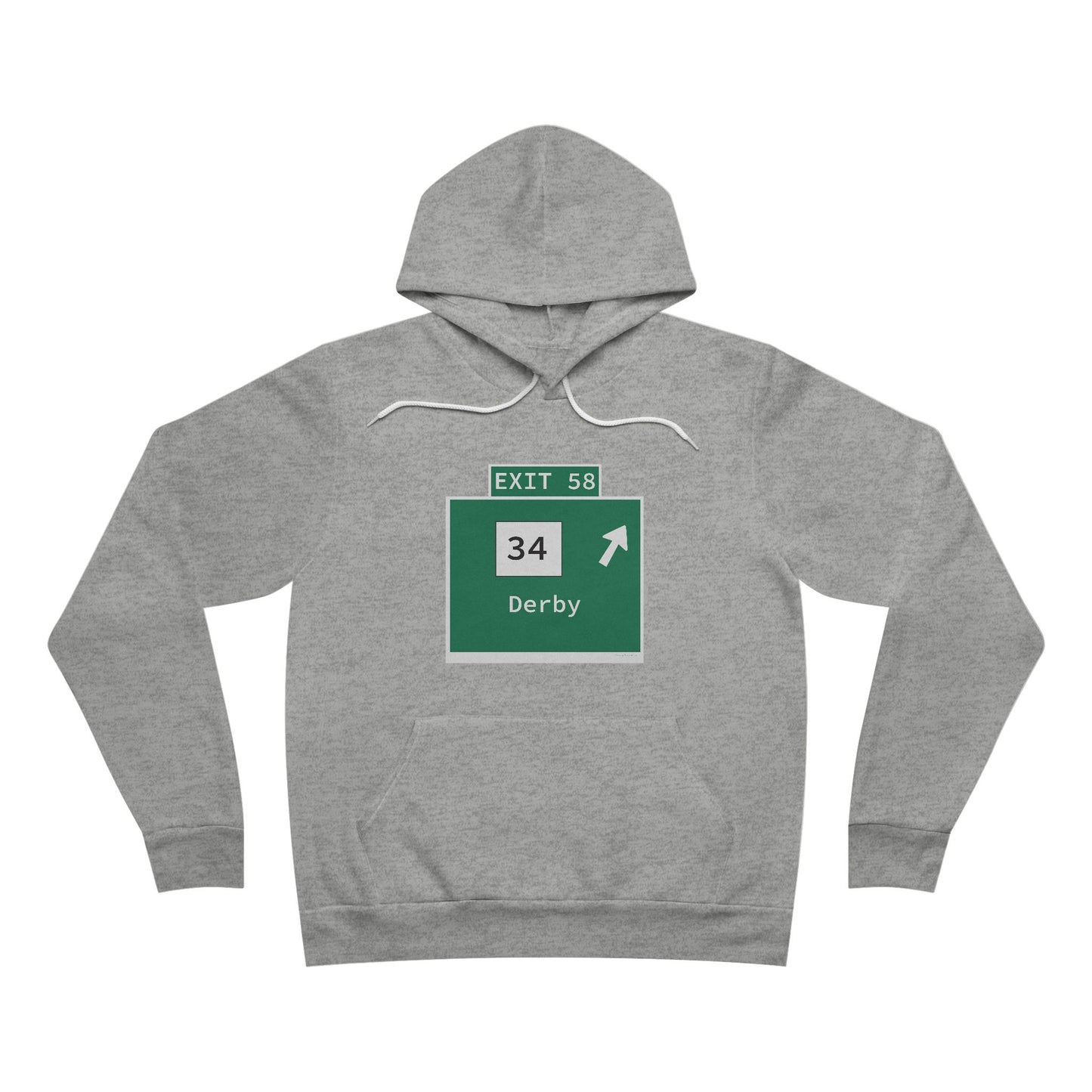 Vintage WCP Exit 58 Sign Unisex Sponge Fleece Pullover Hoodie