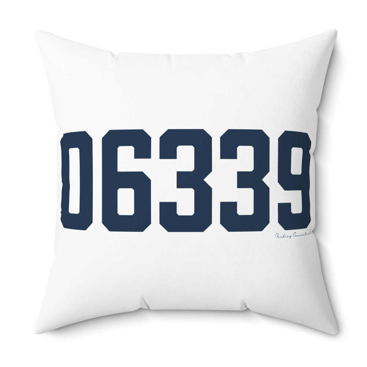 06339 Ledyard Connecticut Zip Code Spun Polyester Square Pillow
