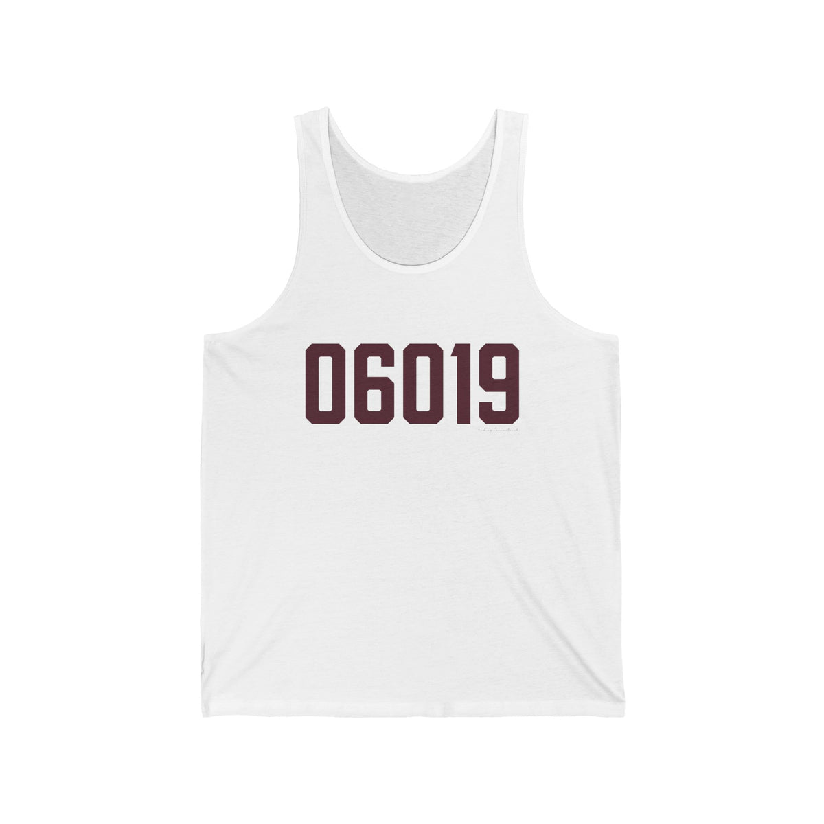06019 Canton Connecticut Zip Code Unisex Jersey Tank Top