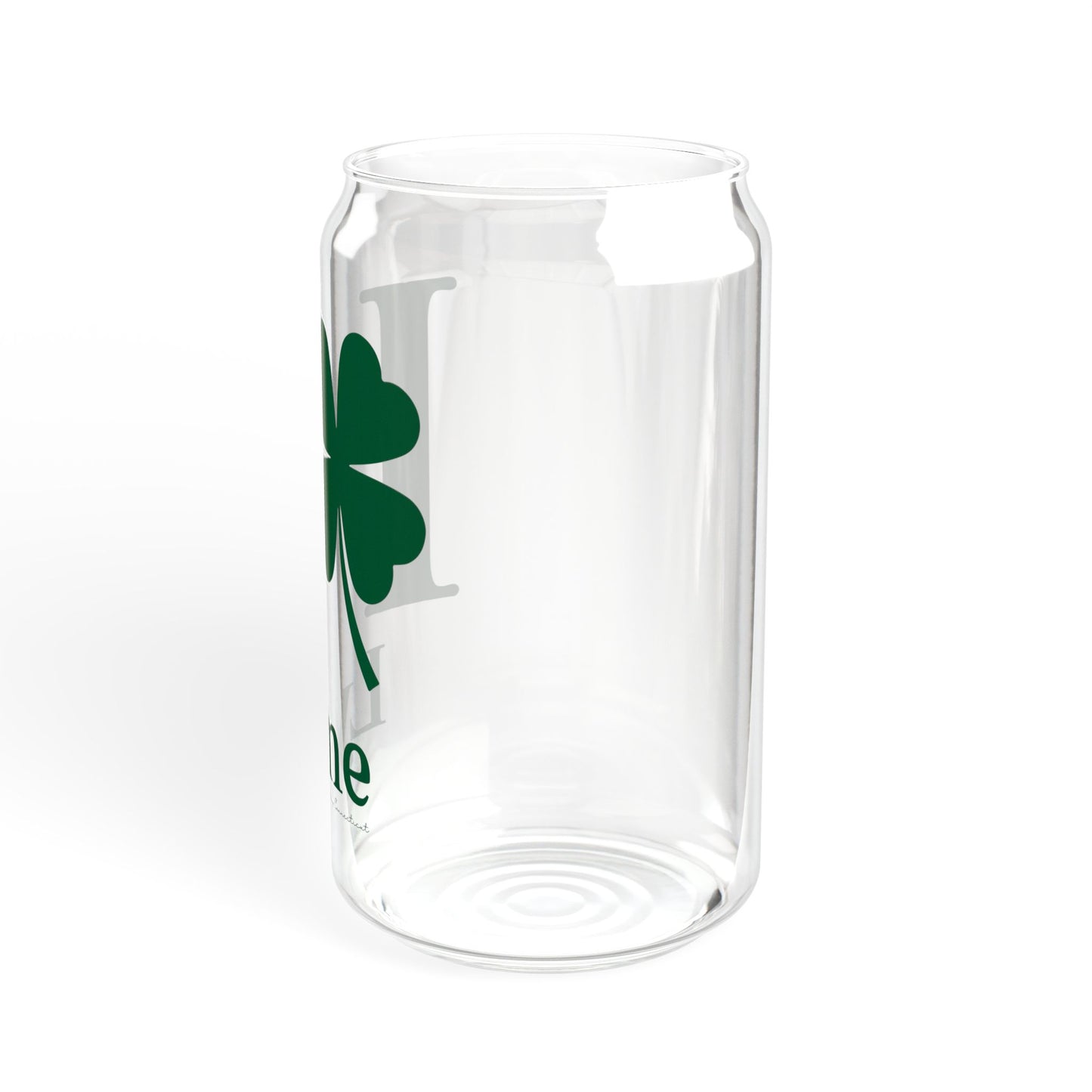 I Clover Lyme Sipper Glass, 16oz
