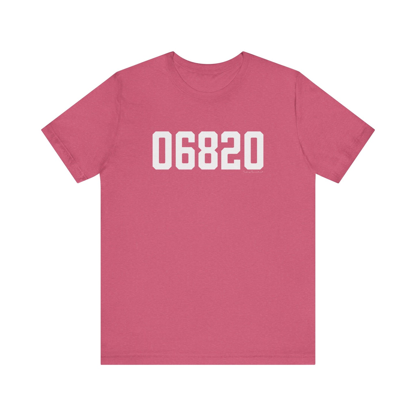 06820 - Darien CT Zip Code Unisex Jersey Short Sleeve T-Shirt