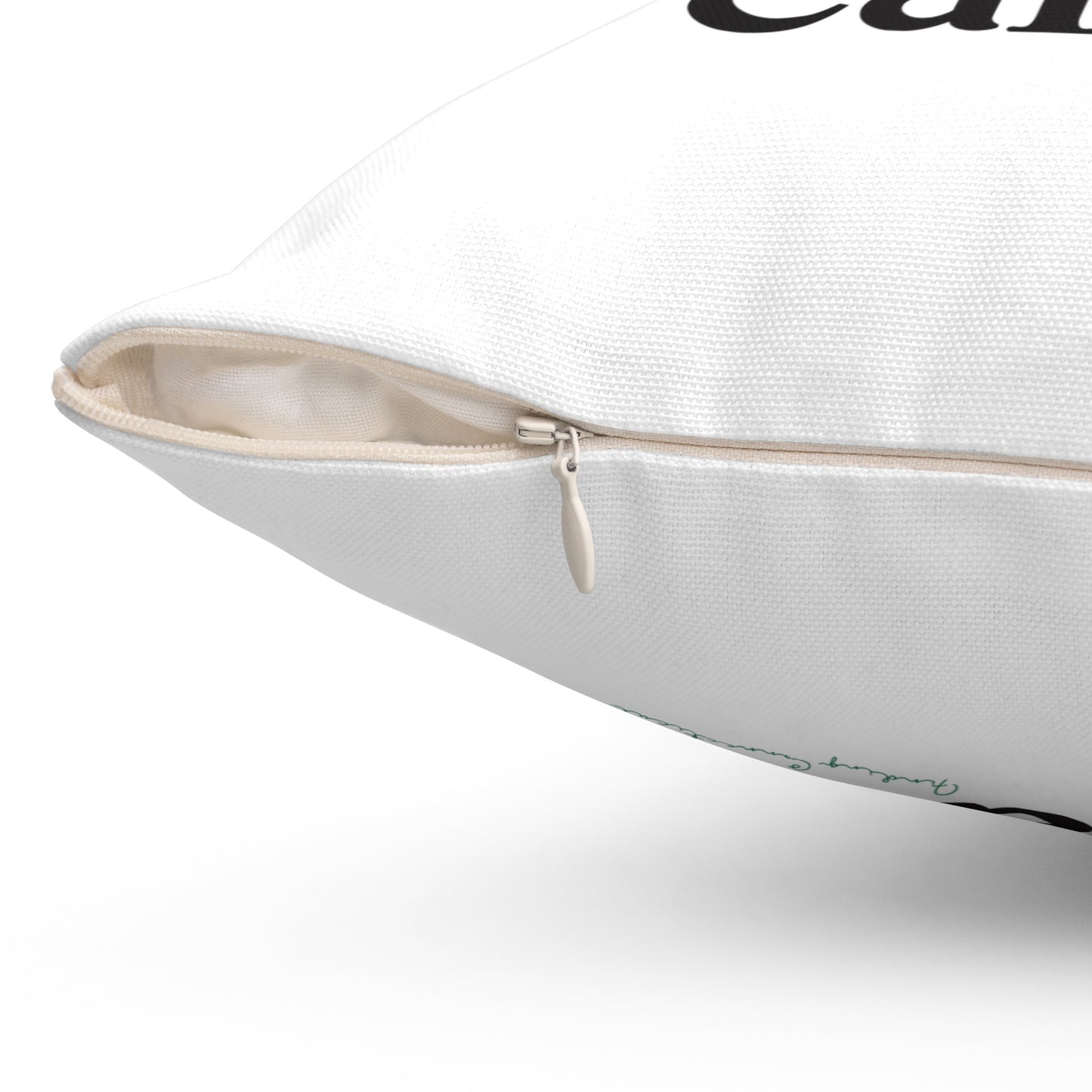 I Clover Canaan Spun Polyester Square Pillow