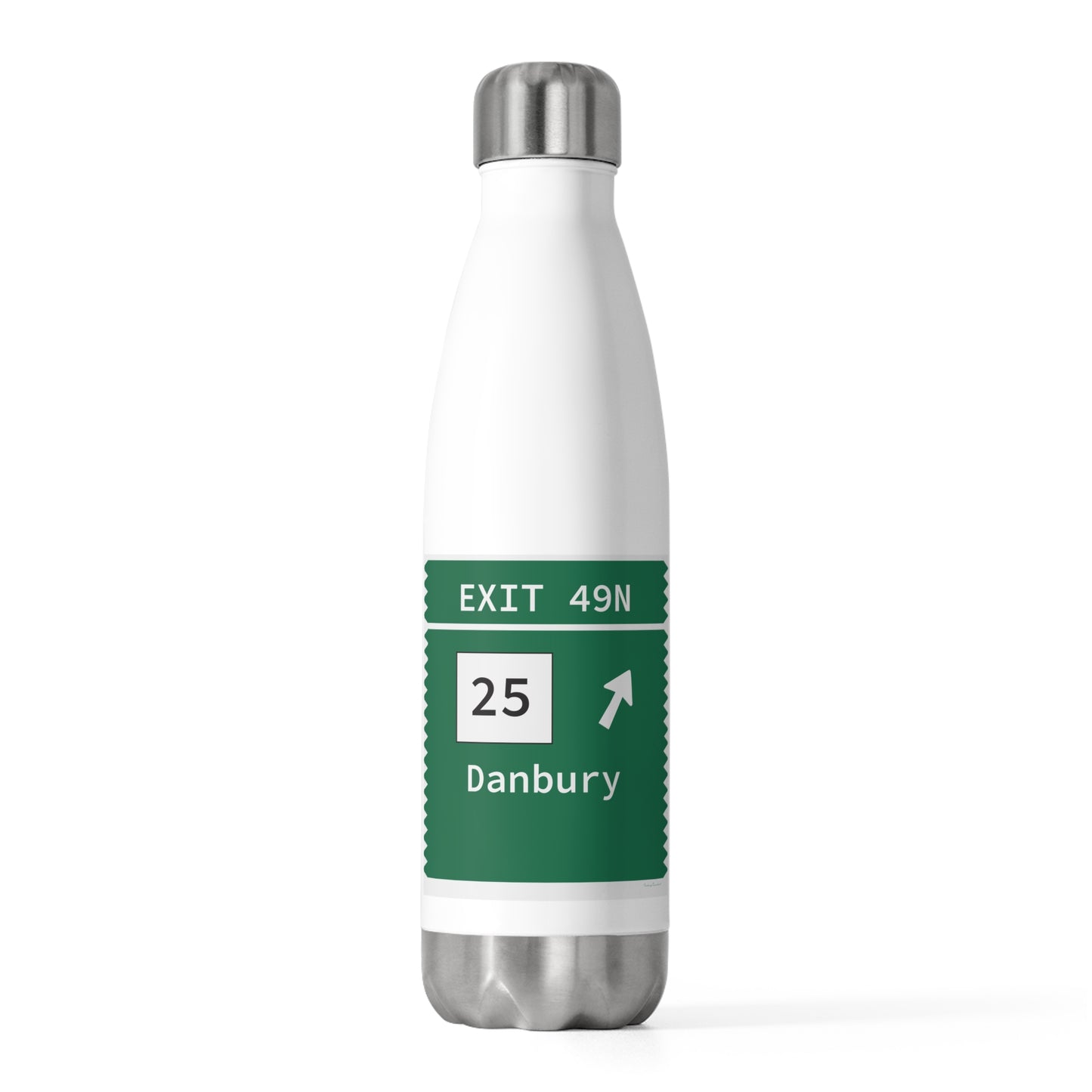 Vintage Merritt Parkway Exit 49N Sign 20oz Insulated Bottle