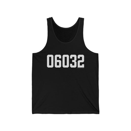 06032 - Farmington CT Zip Code Unisex Jersey Tank Top