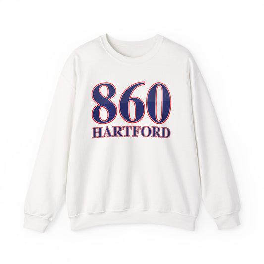 860 Hartford Red White & Blue Unisex Heavy Blend™ Crewneck Sweatshirt