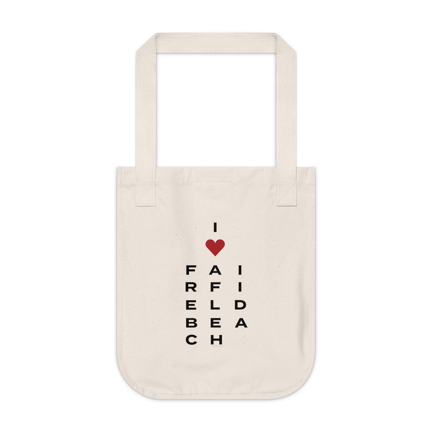 Fairfield Beach Vision Organic Canvas Tote Bag