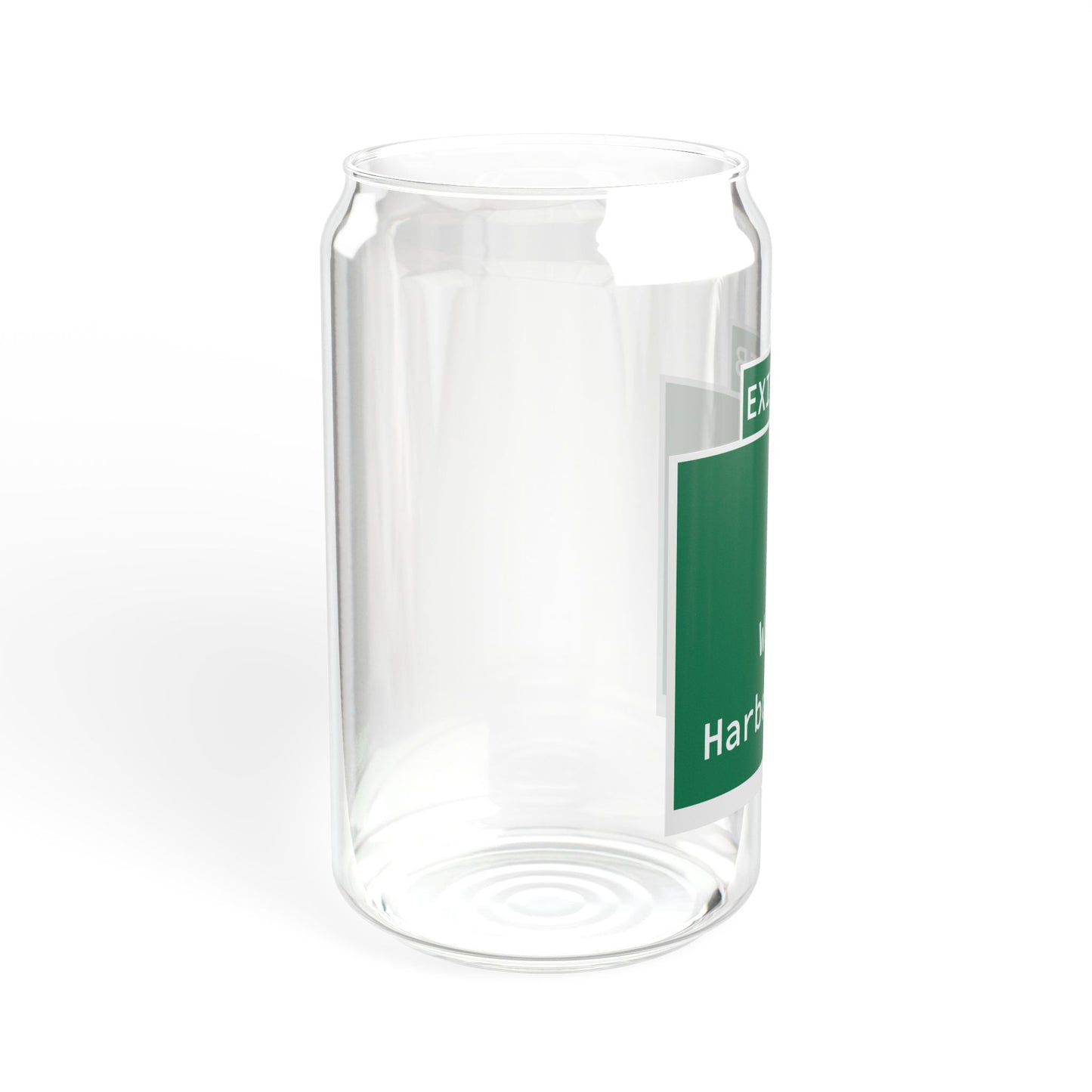 Vintage WCP Exit 55B Sign Sipper Glass, 16oz