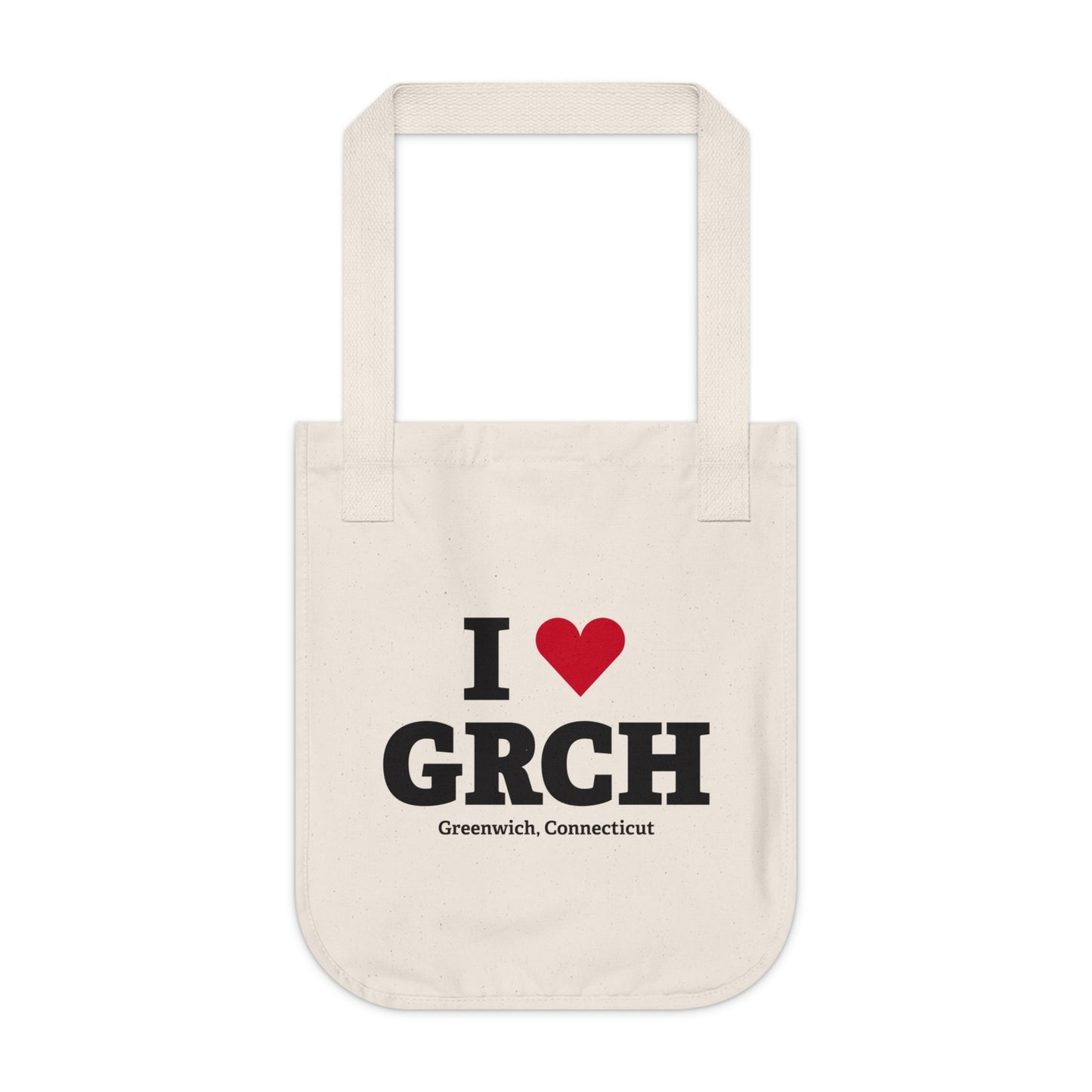 I Heart GRCH Organic Canvas Tote Bag