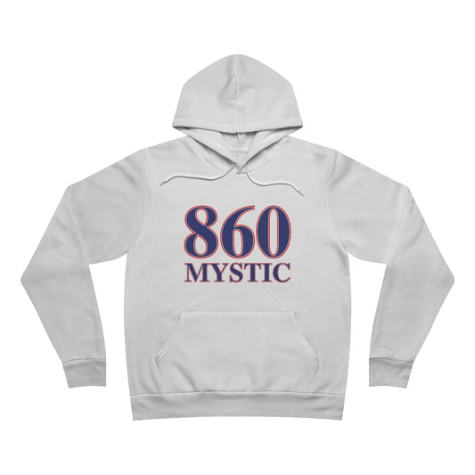 860 Mystic Red White & Blue Unisex Sponge Fleece Pullover Hoodie
