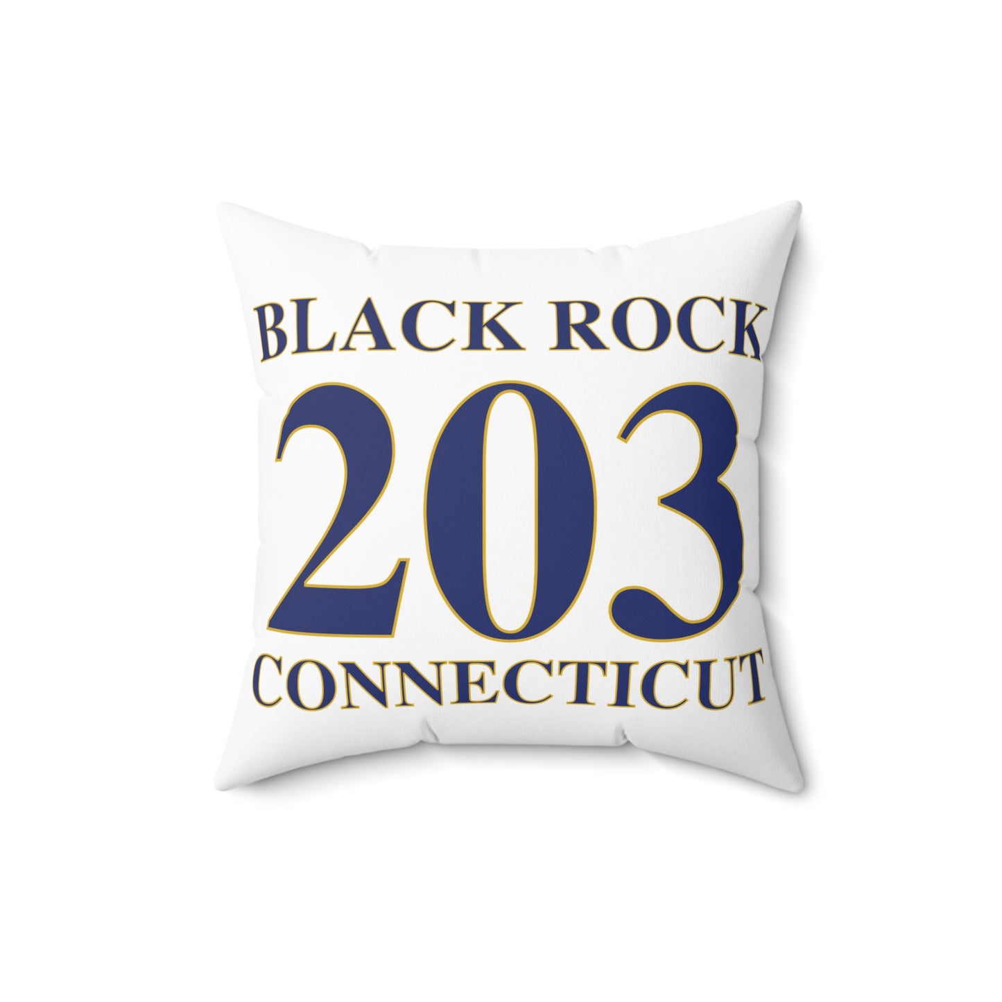 Black Rock 203 Connecticut  Spun Polyester Square Pillow