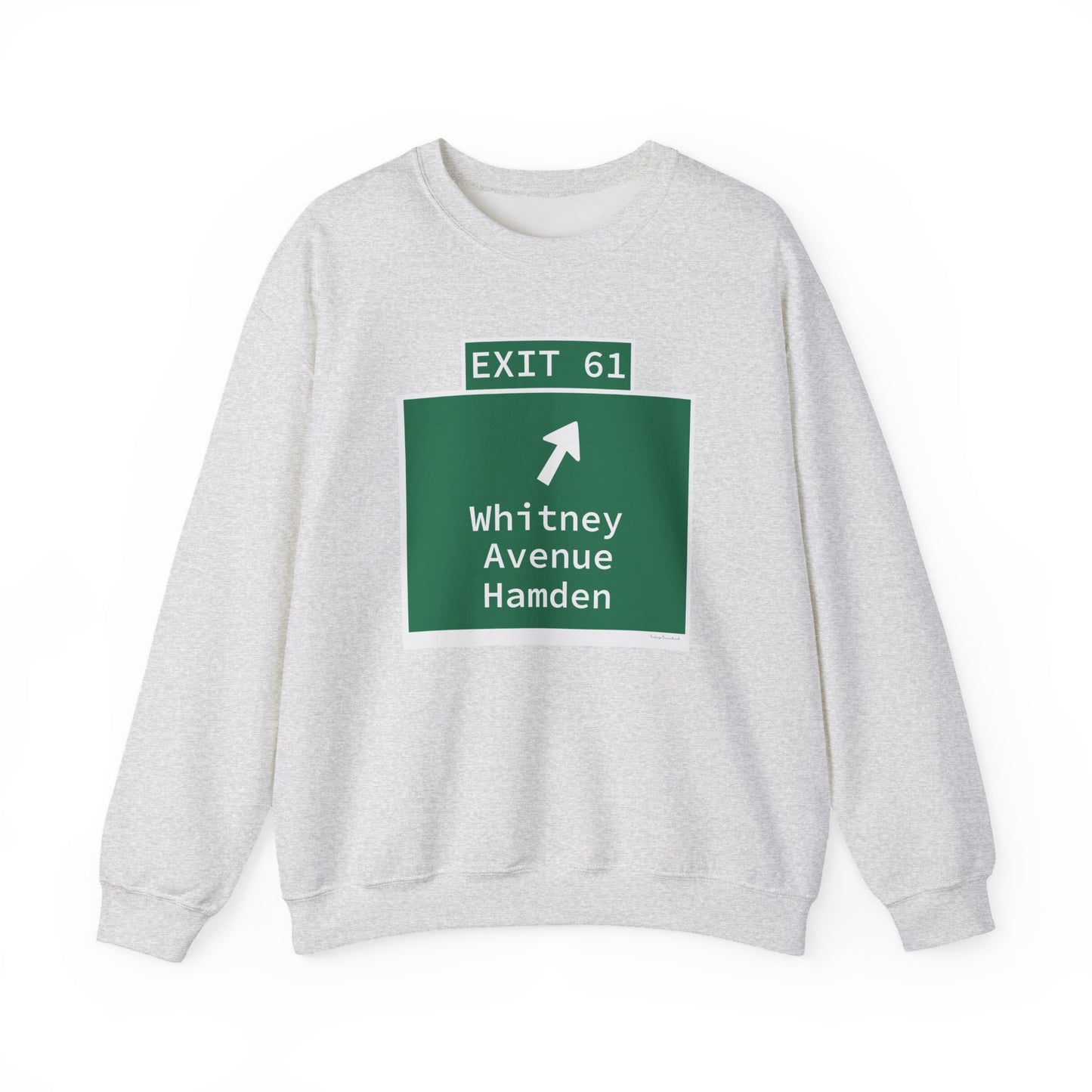 Vintage WCP Exit 61 Sign Unisex Heavy Blend™ Crewneck Sweatshirt