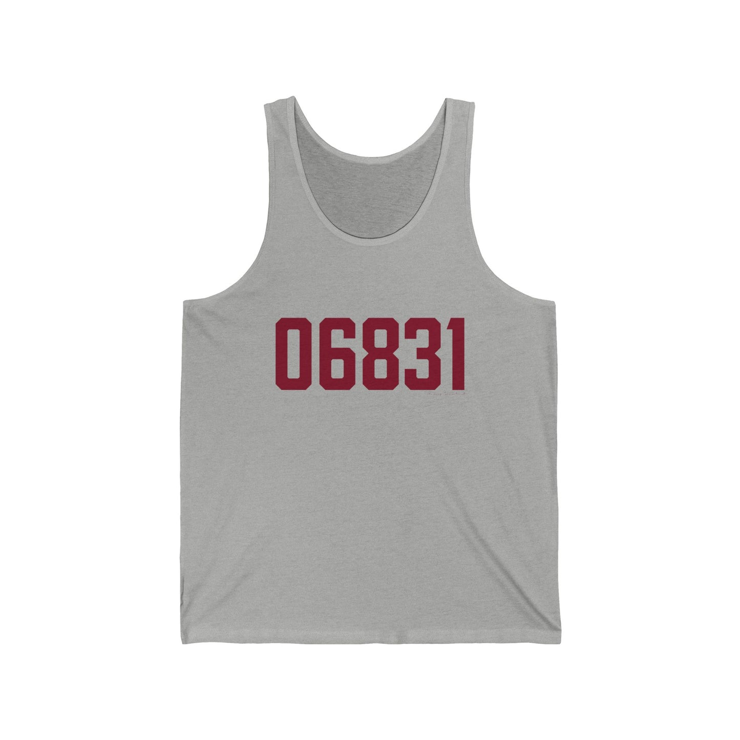06831 - Greenwich Connecticut Zip Code Unisex Jersey Tank Top