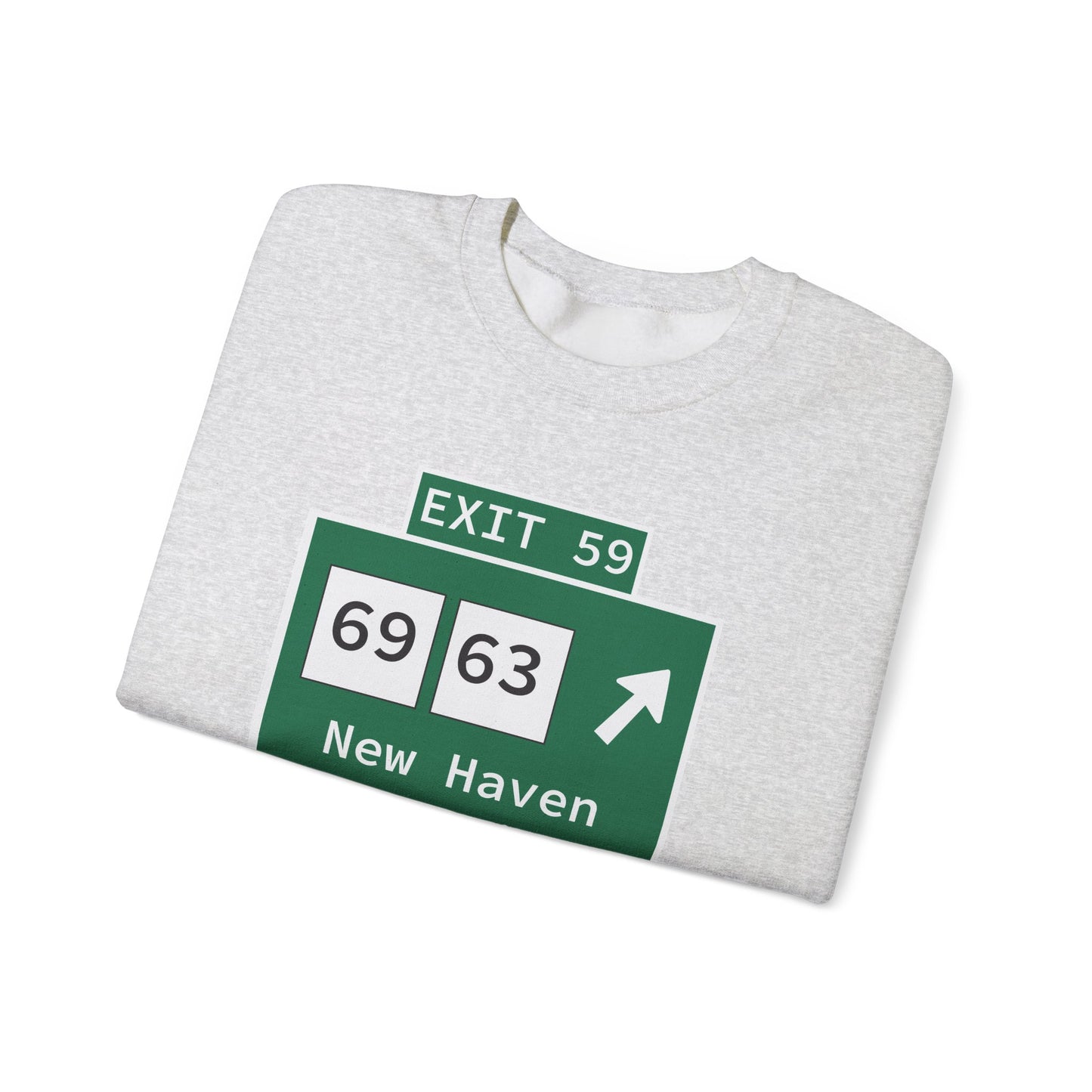 Vintage WCP Exit 59 Sign Unisex Heavy Blend™ Crewneck Sweatshirt