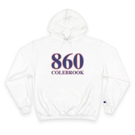 860 Colebrook Red White & Blue Champion Hoodie