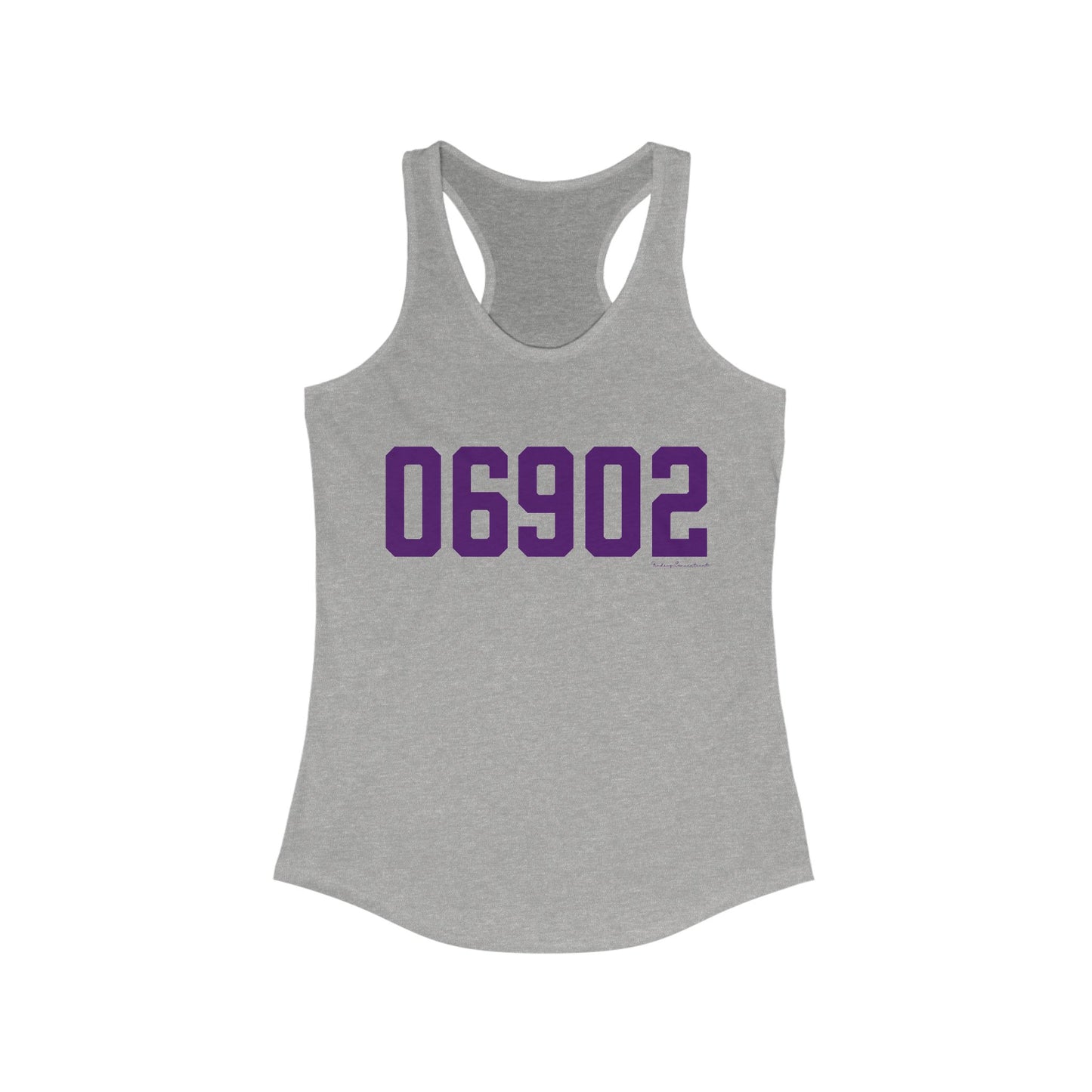 06902 Stamford Connecticut Zip Code Women's Ideal Racerback Tank Top