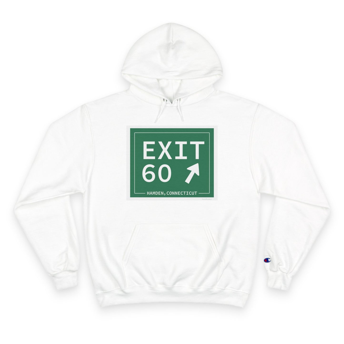 Vintage Exit 60 WCP Sign Champion Hoodie