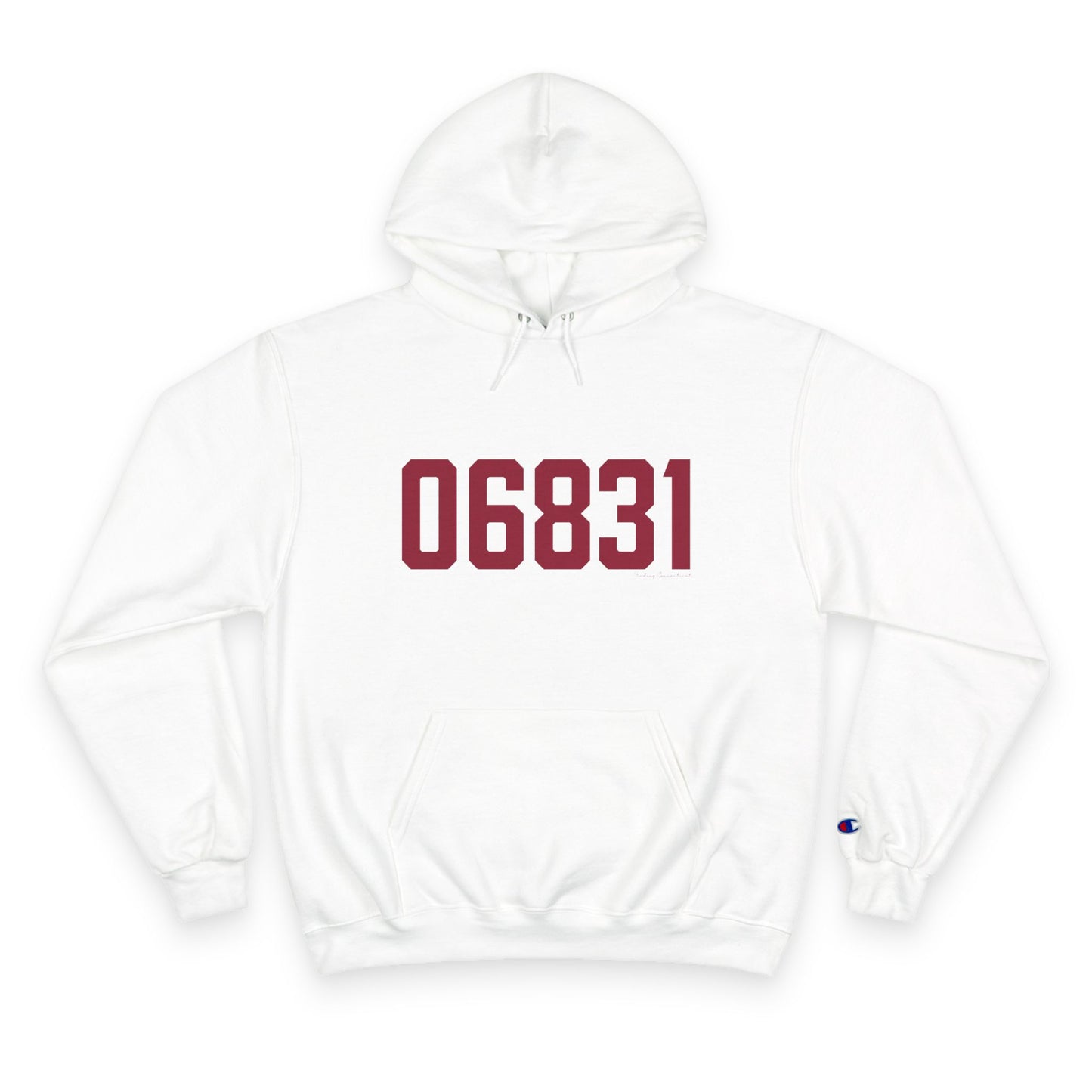 06831 - Greenwich Connecticut Zip Code Champion Hoodie