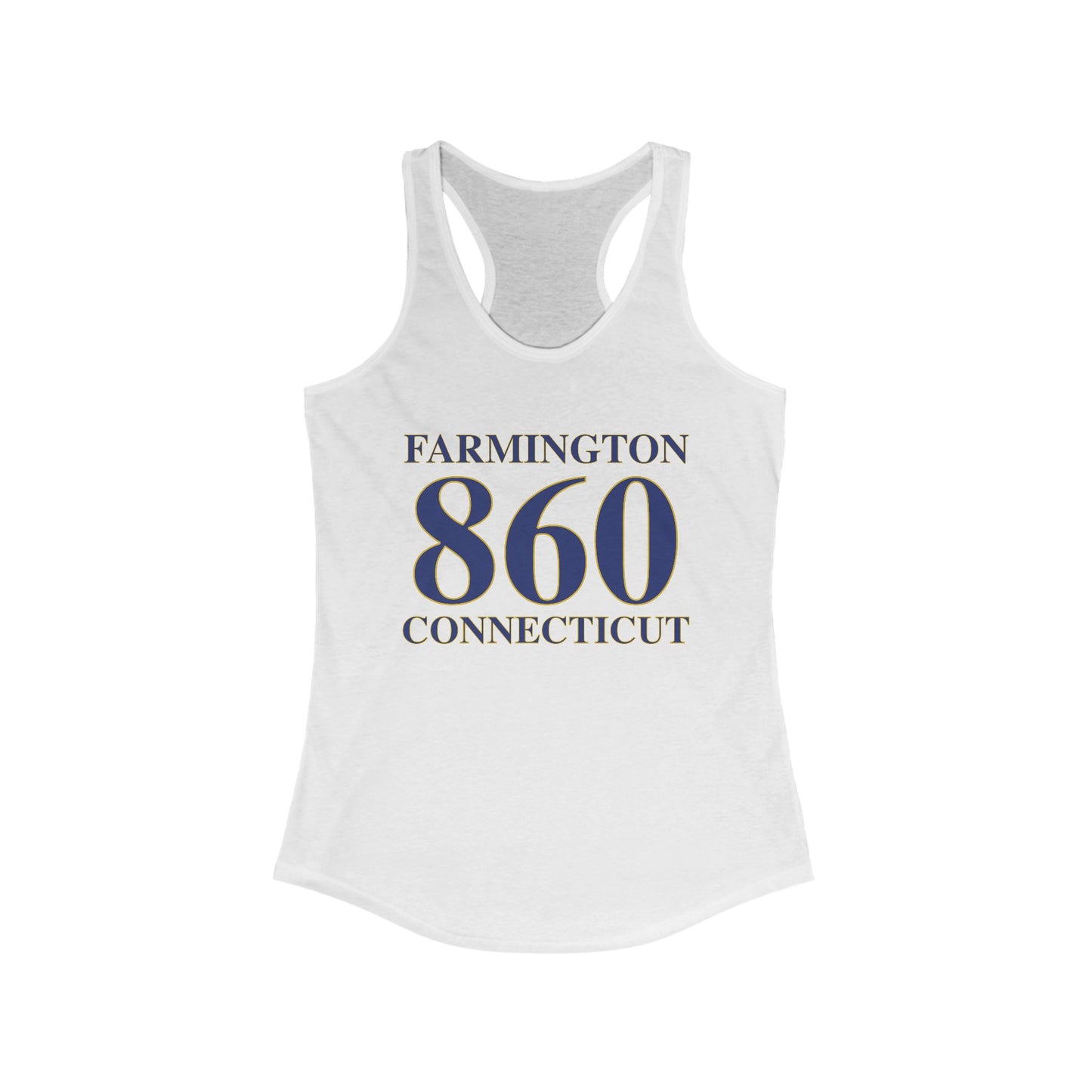 Farmington 860 Connecticut Women's Ideal Racerback Tank