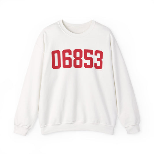 06853 Norwalk Connecticut Zip Code Unisex Heavy Blend™ Crewneck Sweatshirt