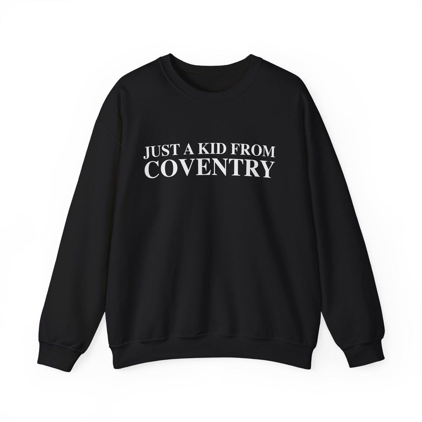 Just a kid from Coventry Unisex Heavy Blend™ Crewneck Sweatshirt