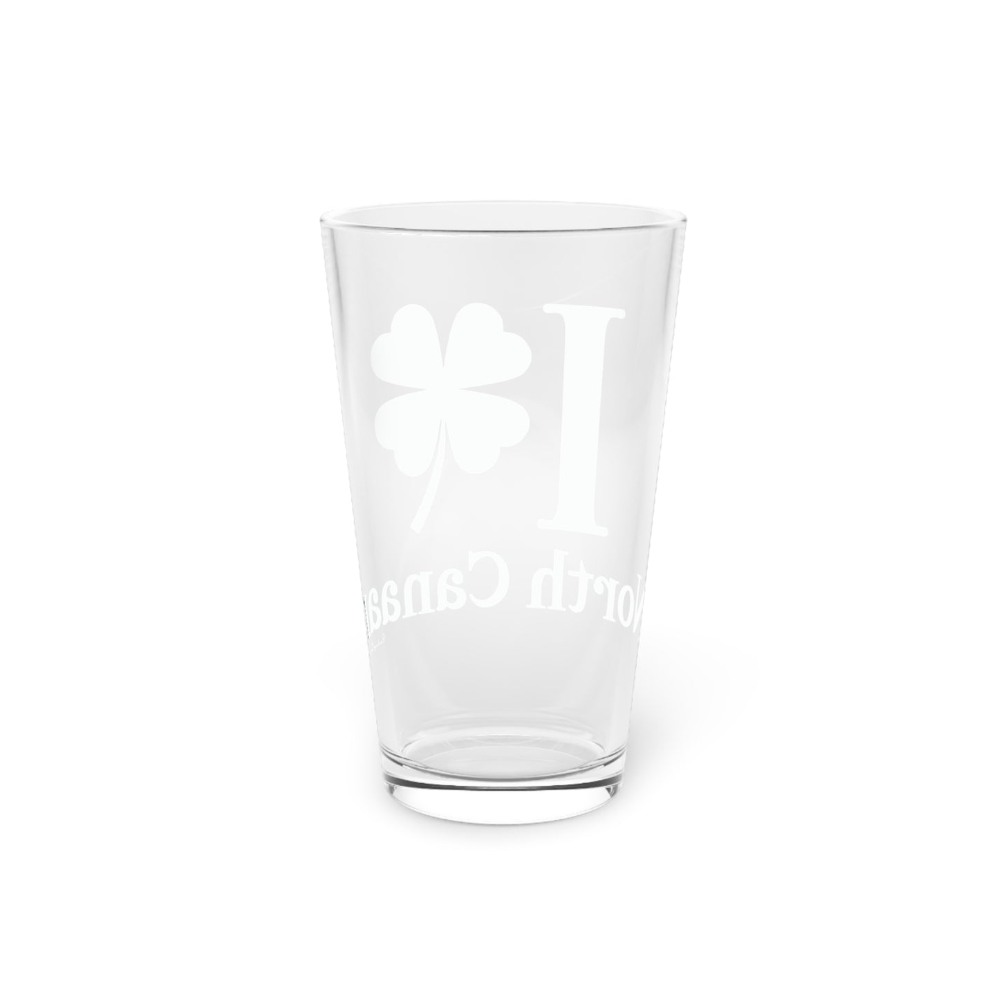 I Clover North Canaan Pint Glass, 16oz