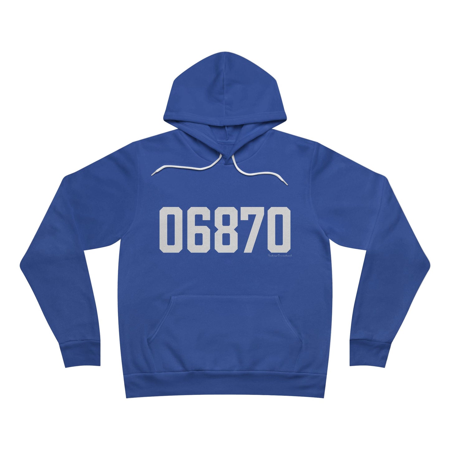 06870 - Greenwich CT Zip Code Unisex Sponge Fleece Pullover Hoodie