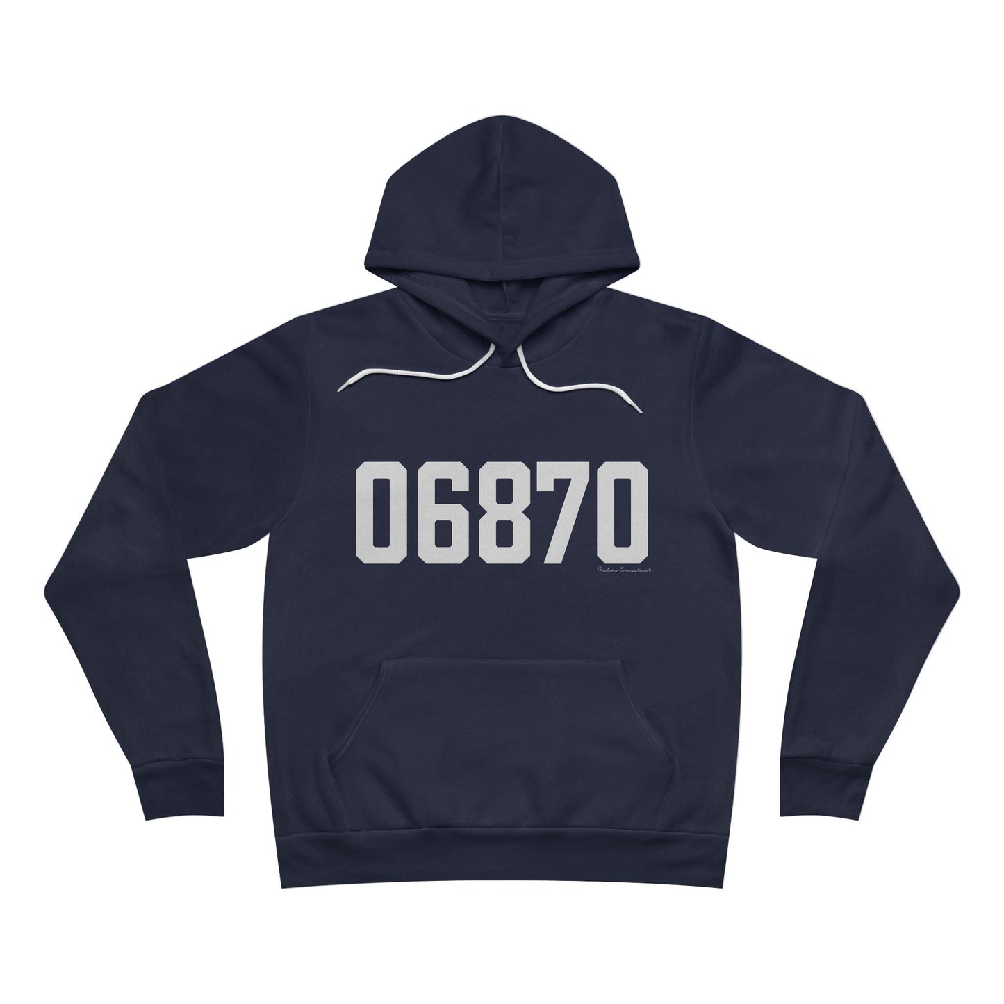 06870 - Greenwich CT Zip Code Unisex Sponge Fleece Pullover Hoodie