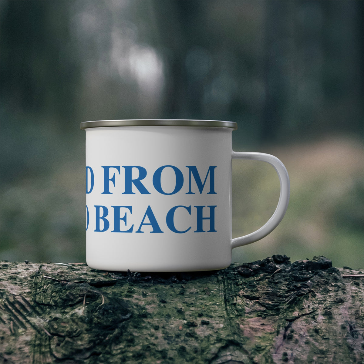 Just a kid from Fairfield Beach Enamel Camping Mug