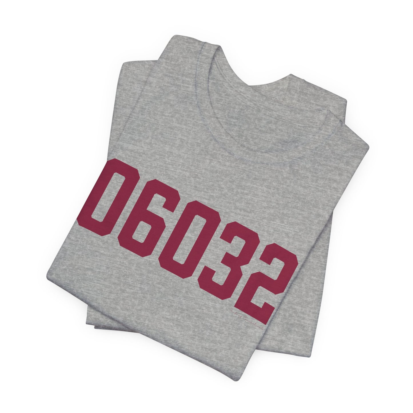 06032 - Farmington Connecticut Zip Code Unisex Jersey Short Sleeve T-Shirt