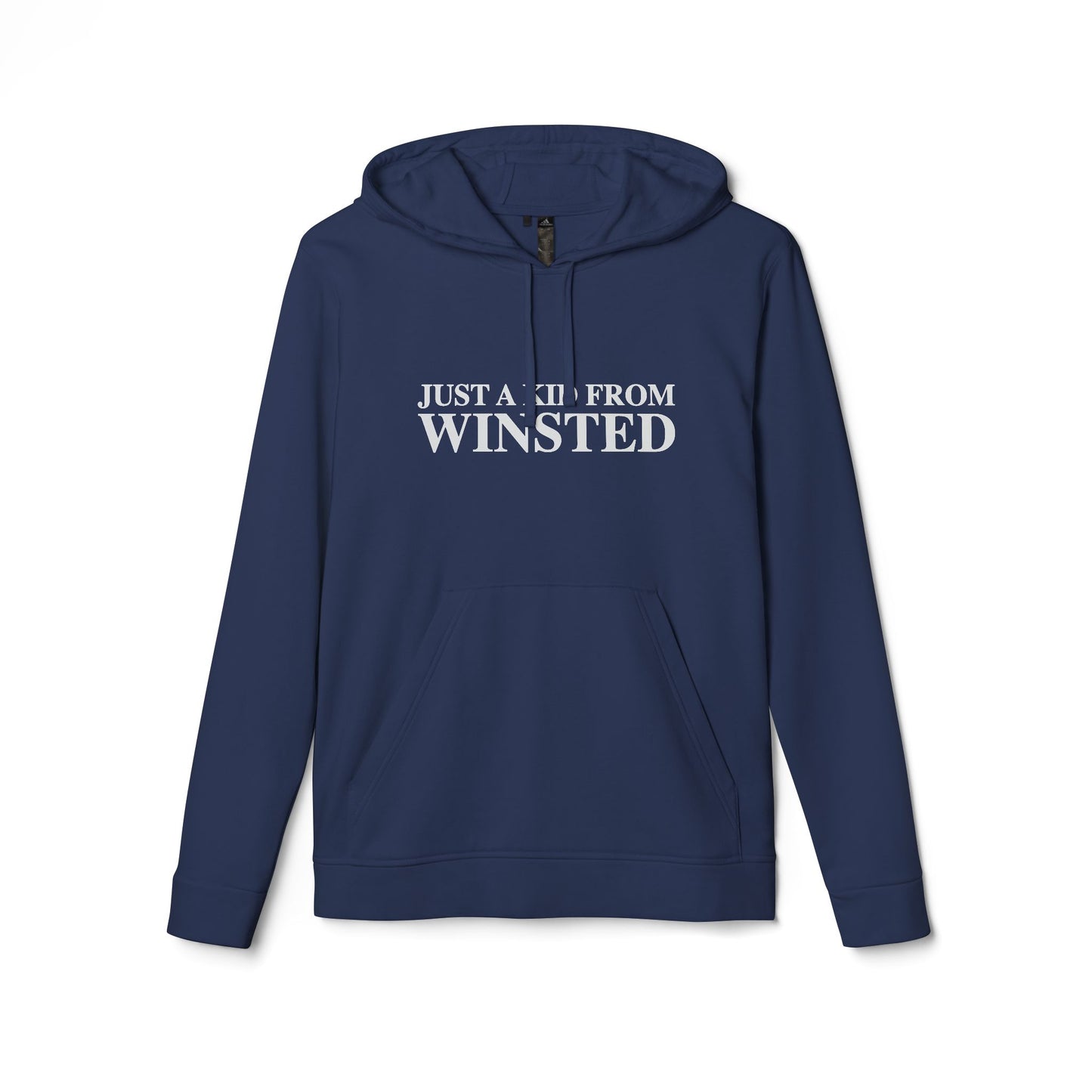 Just a kid from Winsted adidas Unisex Fleece Hoodie