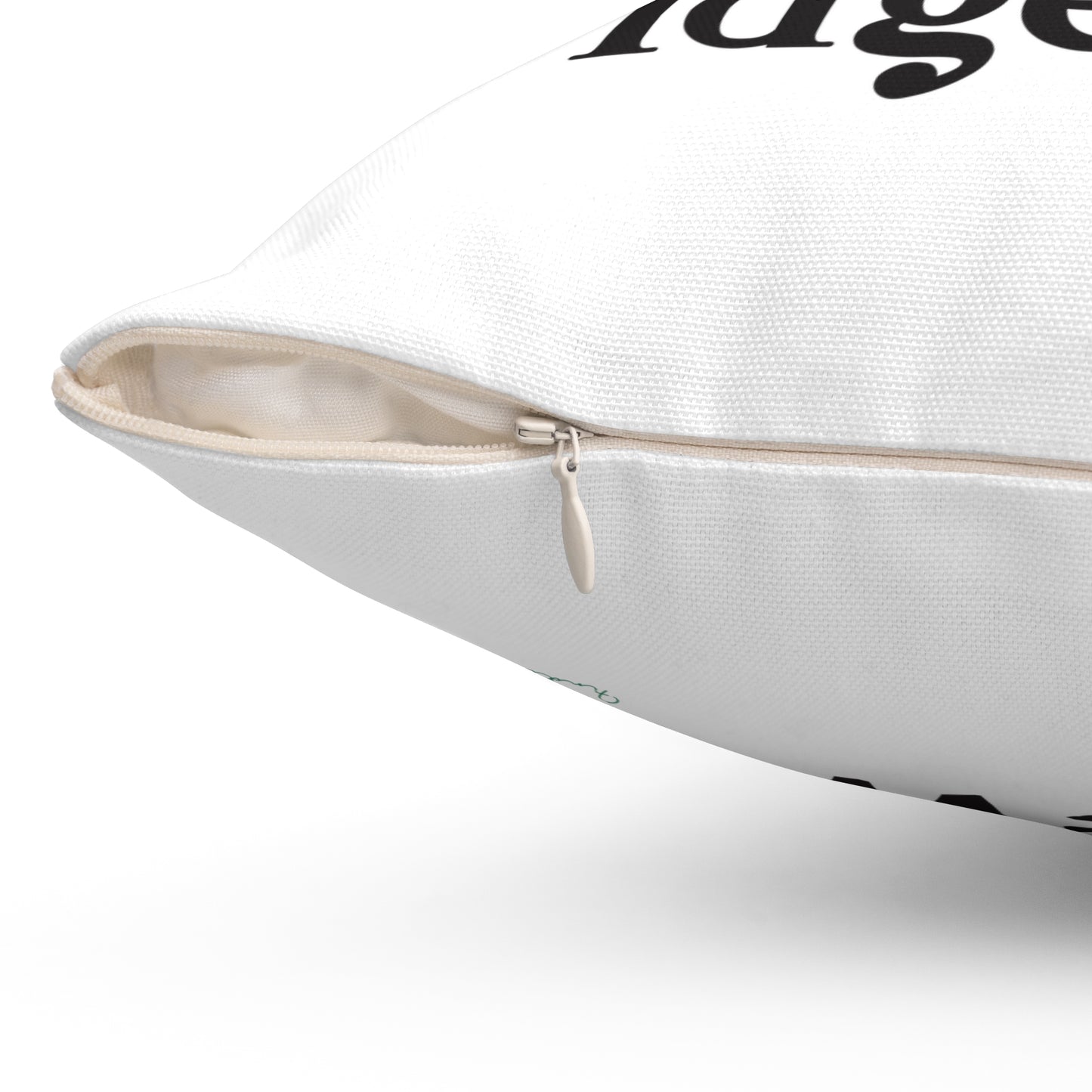 I Clover Bridgewater Spun Polyester Square Pillow