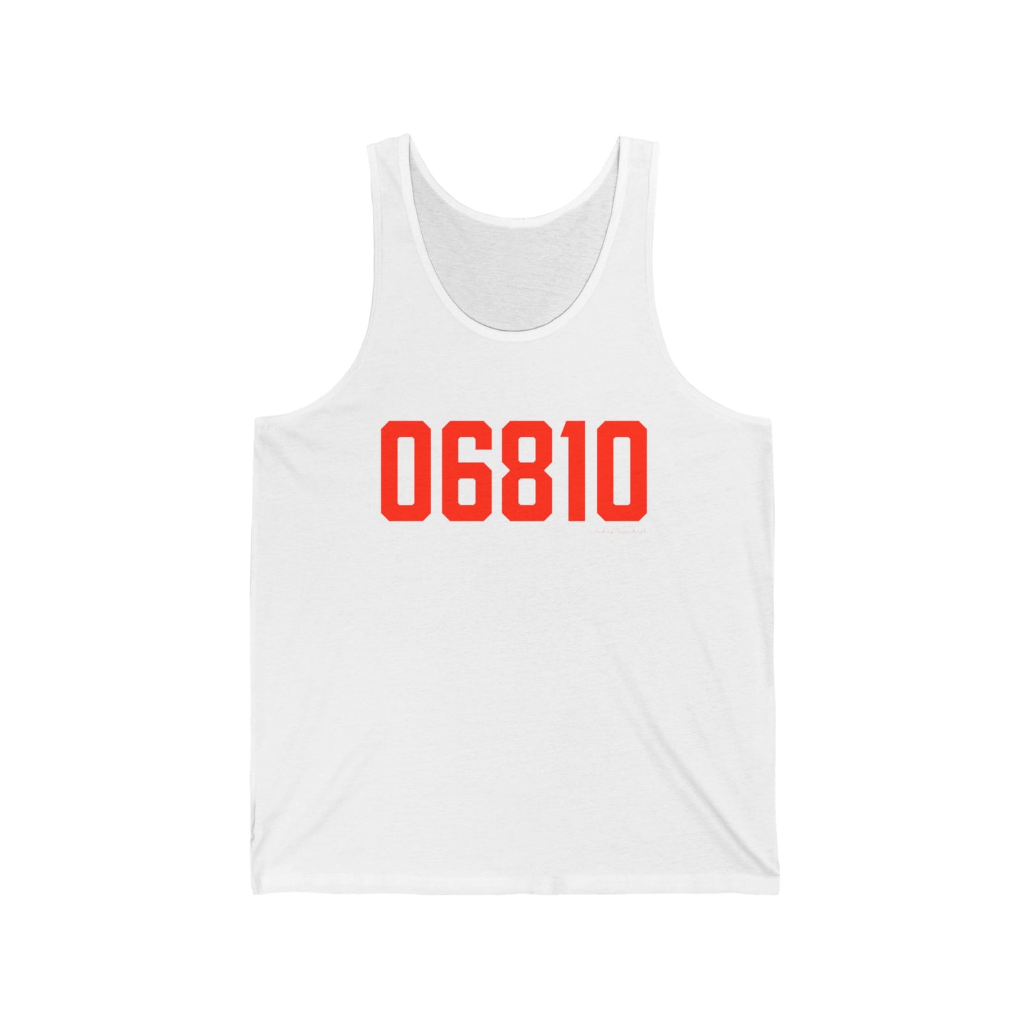06810 Danbury Connecticut Zip Code Unisex Jersey Tank Top