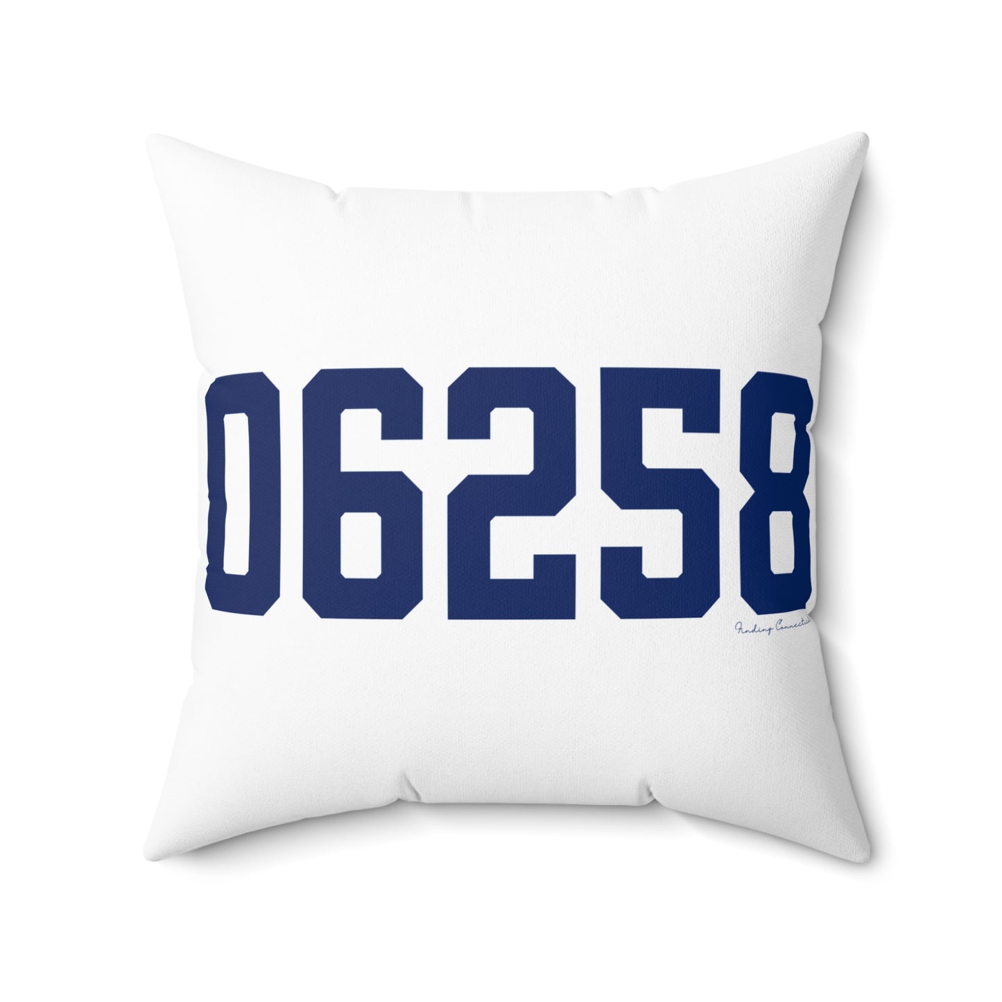 06258 Pomfret Connecticut Zip Code Spun Polyester Square Pillow