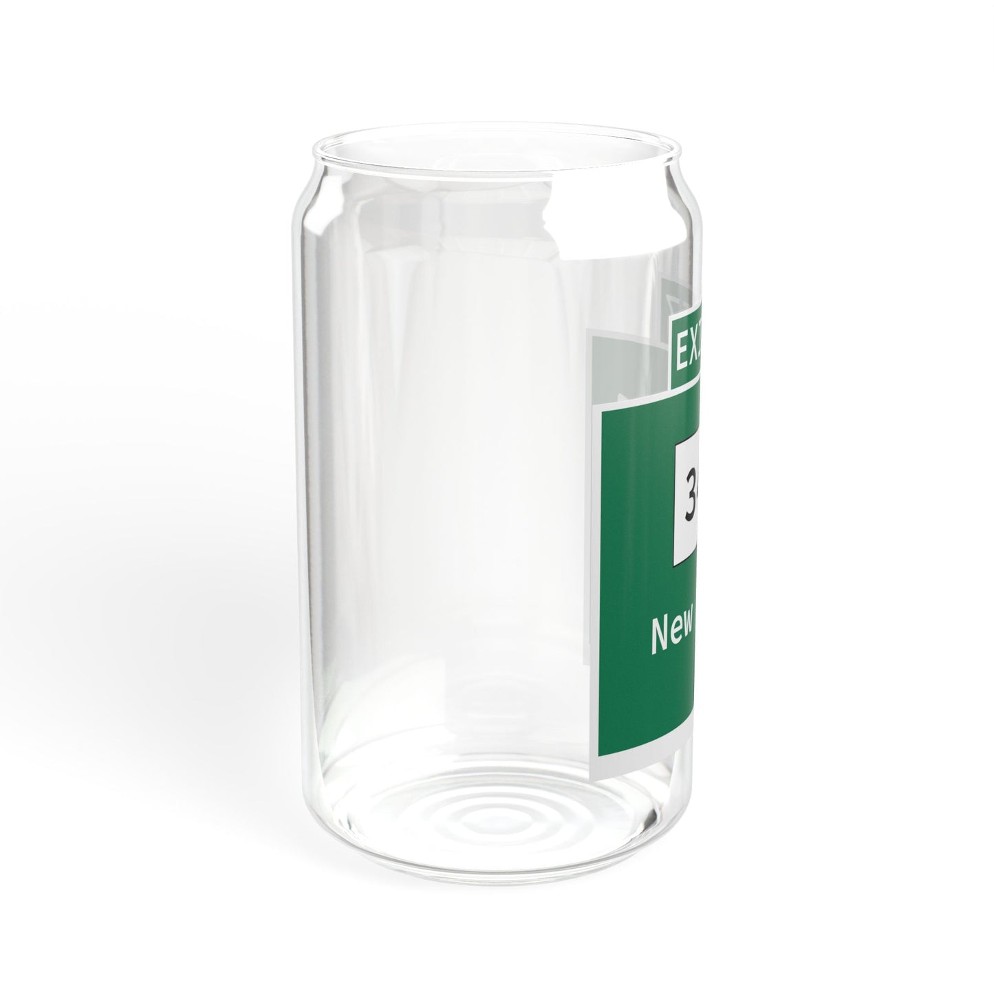 Vintage WCP Exit 57 Sign Sipper Glass, 16oz