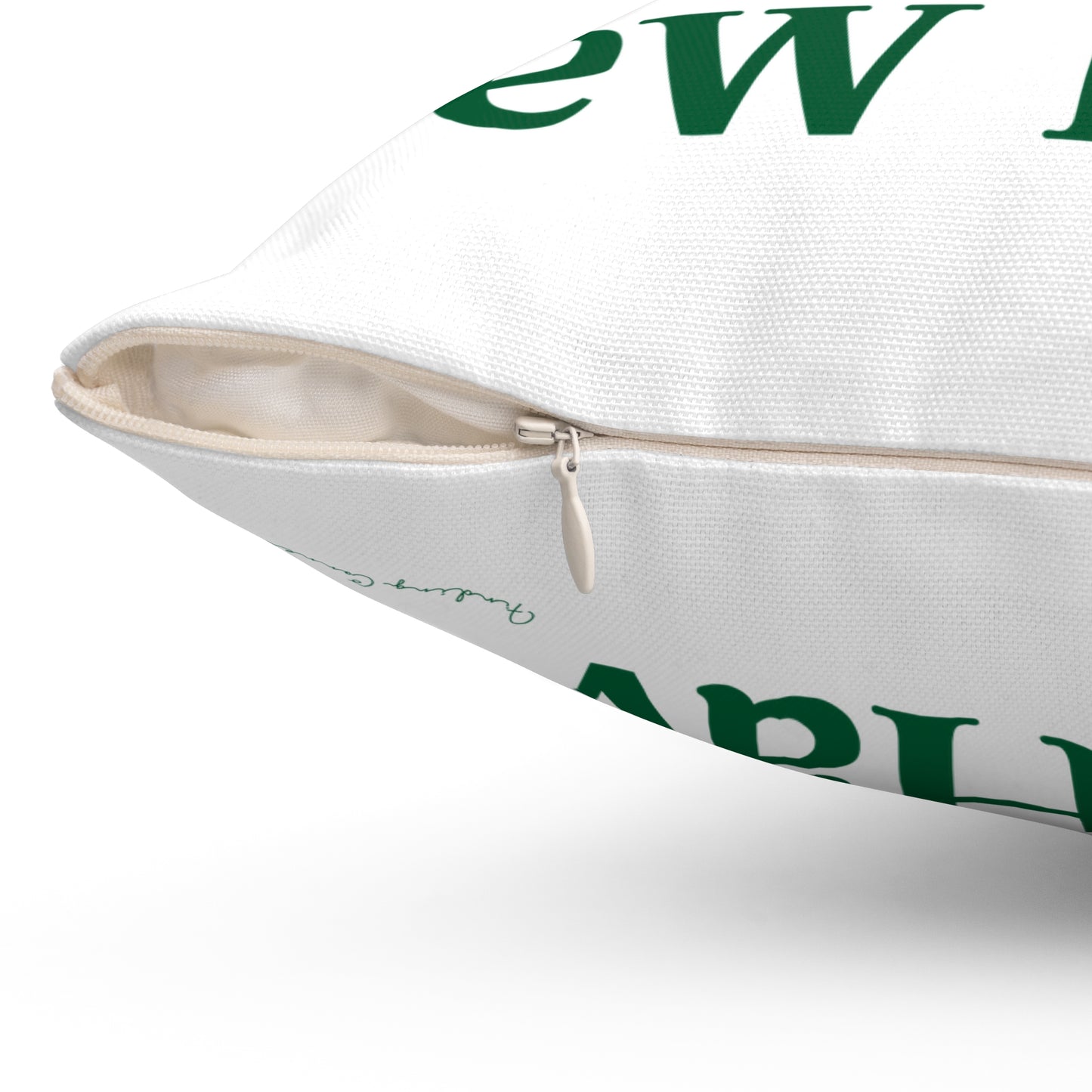 I Clover New Haven Spun Polyester Square Pillow