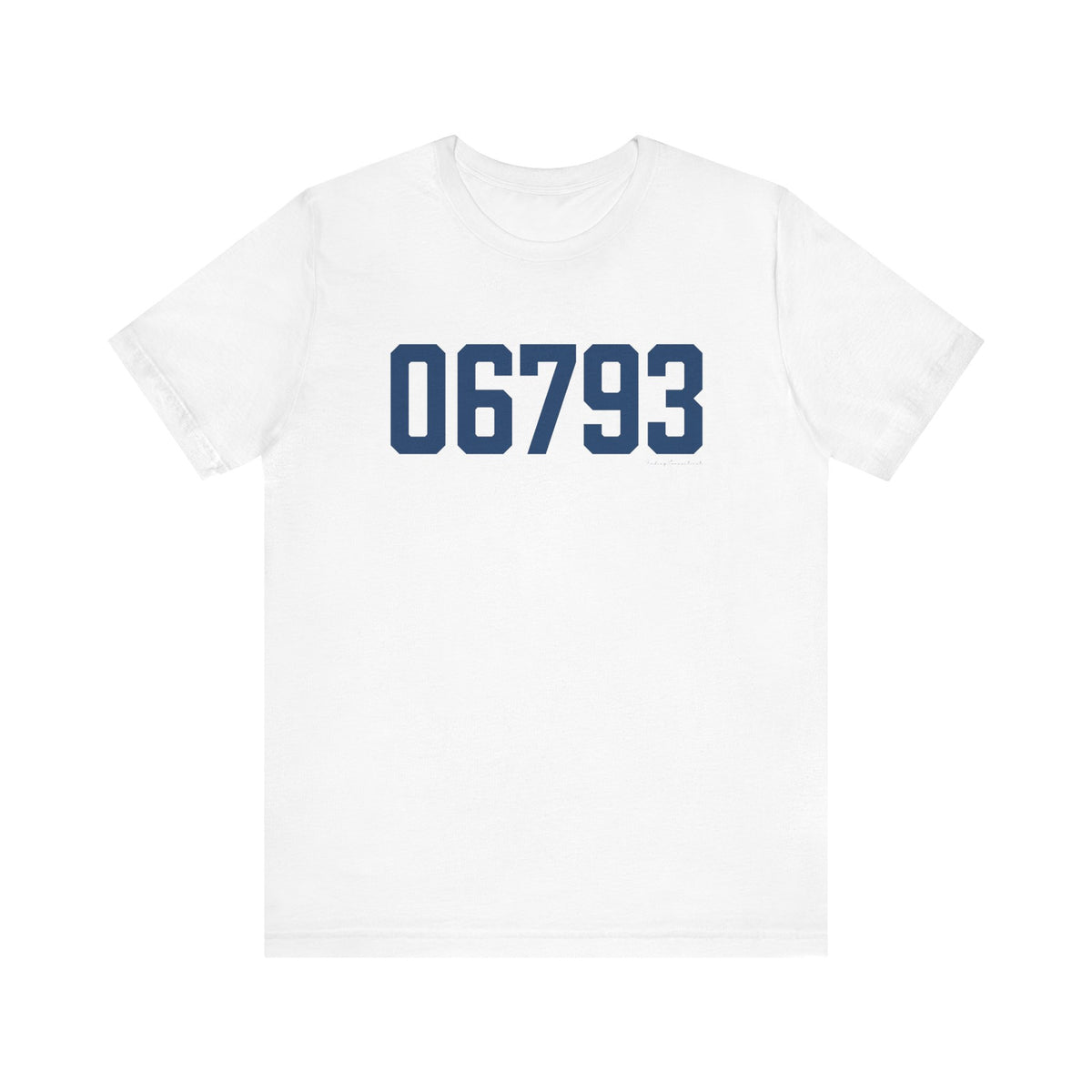 06793 Washington Connecticut Zip Code Jersey Short Sleeve T-Shirt