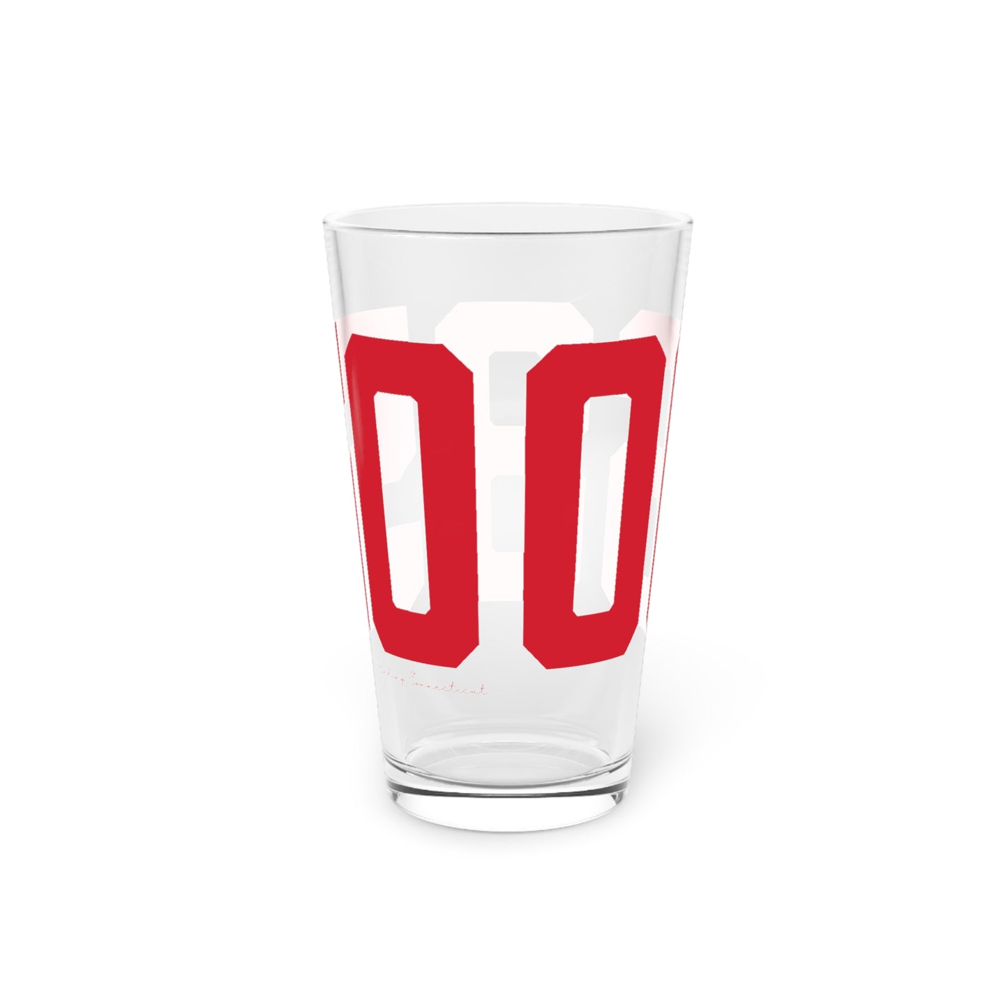 06850 Norwalk Connecticut Zip Code Pint Glass, 16oz