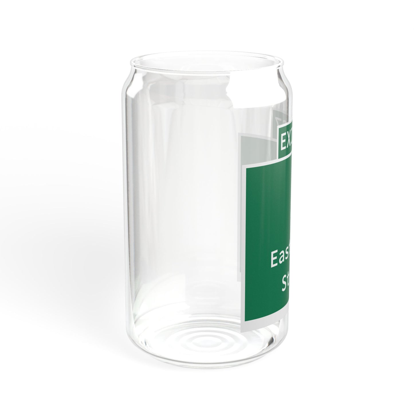 Vintage WCP Exit 67 Sign Sipper Glass, 16oz